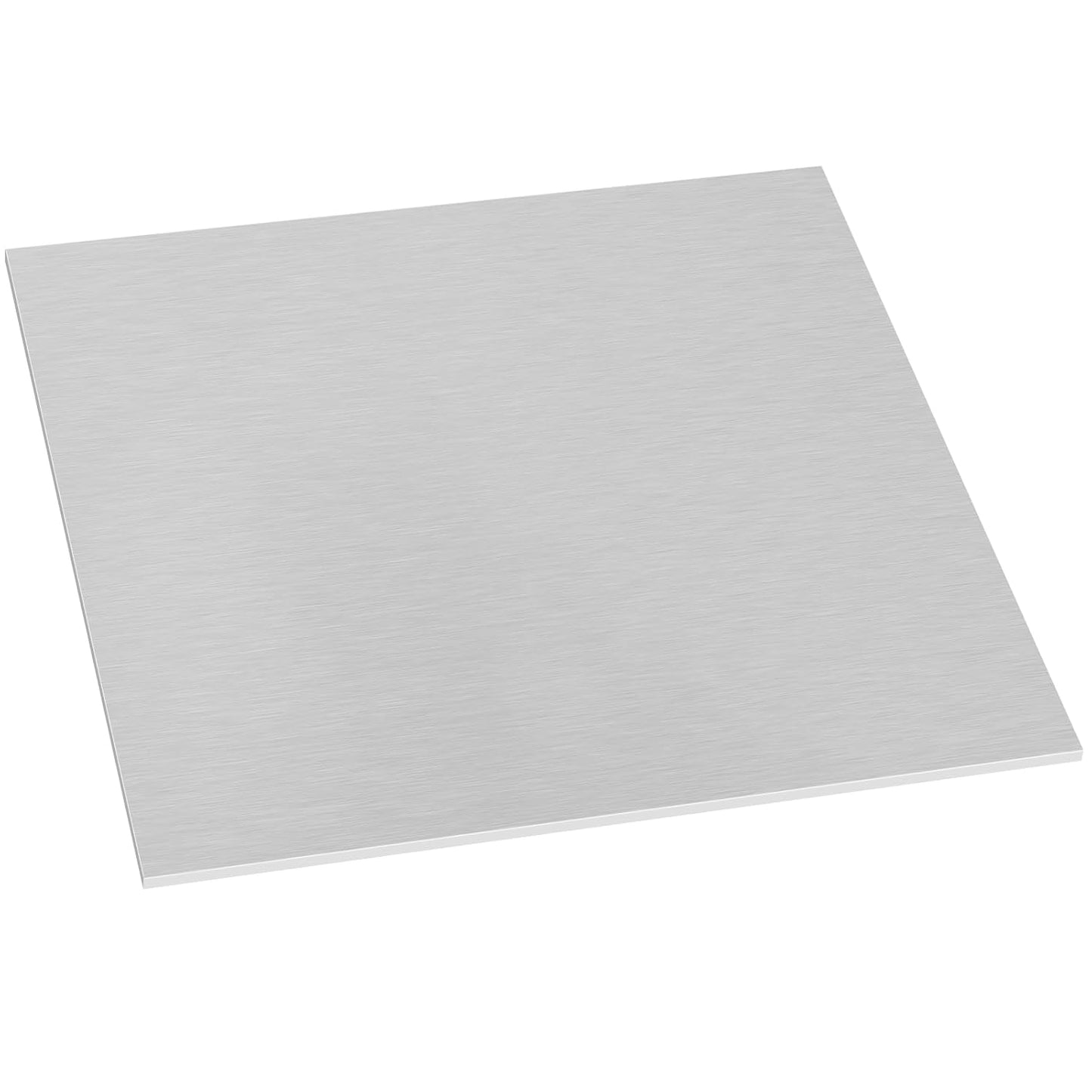 6061 T651 Aluminum Sheet Metal 15 x 15 x 1/4 Inch Flat Plain Aluminum Plate Covered with Protective Film, Heat Treatable Rectangle 6MM Aluminum Metal Plate for Industrial, Crafting