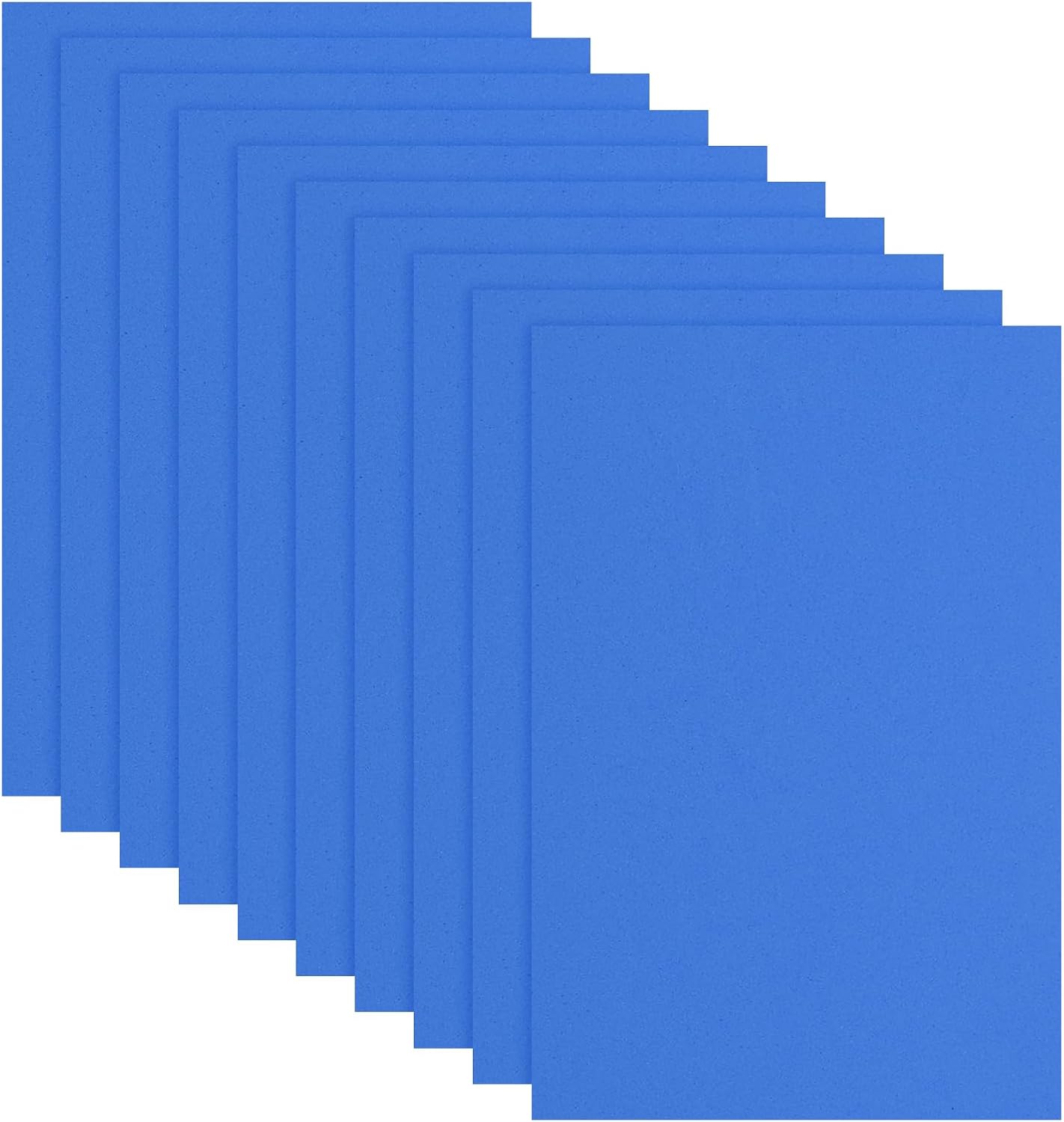 uxcell 10 Pcs Dark Blue EVA A4 Foam Sheets Crafts, 12 x 8 Inch Foam Paper for DIY Crafts Project Classroom Scrapbook Art Cards Home Office Decoration (2mm Thick)
