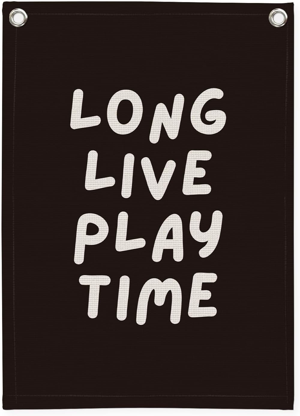 Playroom Decor,Play Room Wall Decor, Long Live Playtime Linen Banner,Baby Nursery Decor Wall Hanging Flag for Bedroom Playroom Classroom Kids Rroom 18x25 Inch