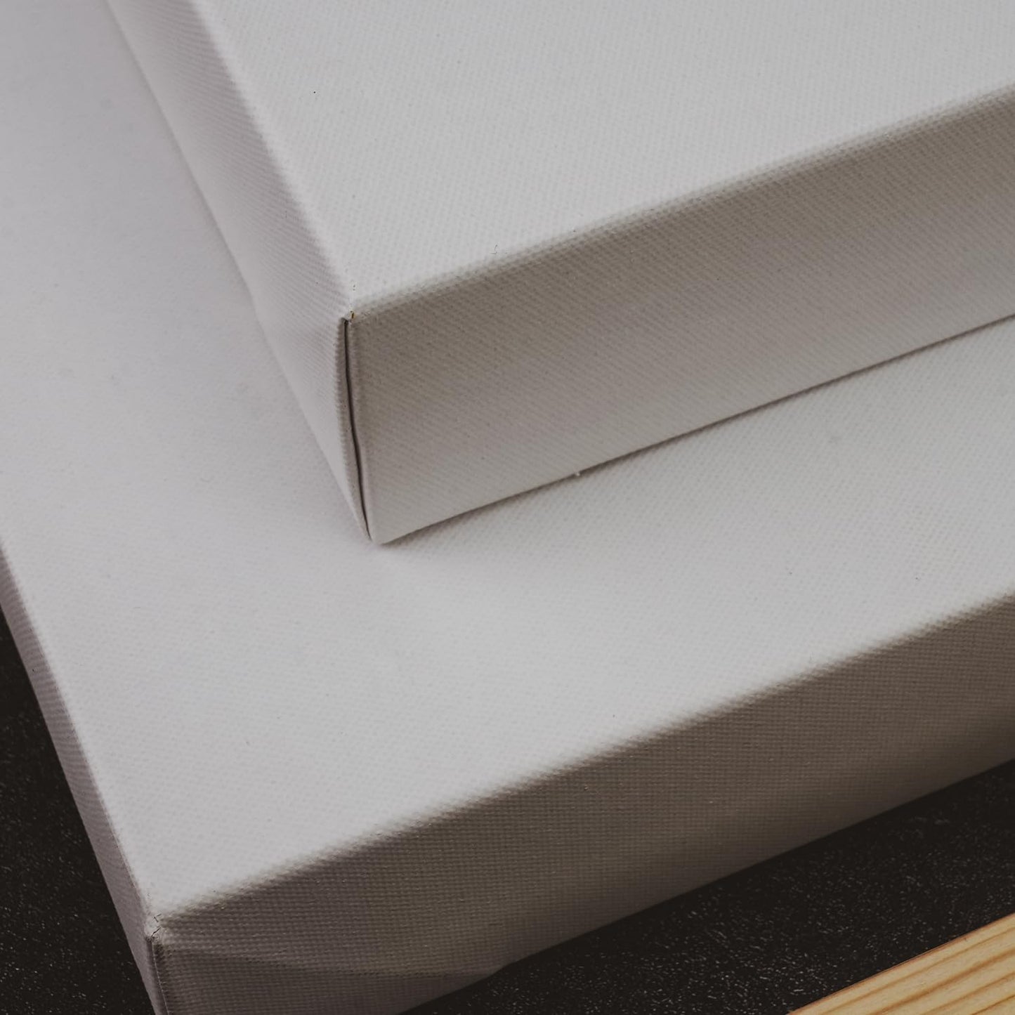 PHOENIX 24x36 Inch Museum Canvas - 2 3/8 Inch Thick Porfile Deep Large Stretched Canvas for Painting 1 Pack 100% Cotton 11 Oz. Gesso Primed White Blank Professional Canvas Oil & Acrylic Paints