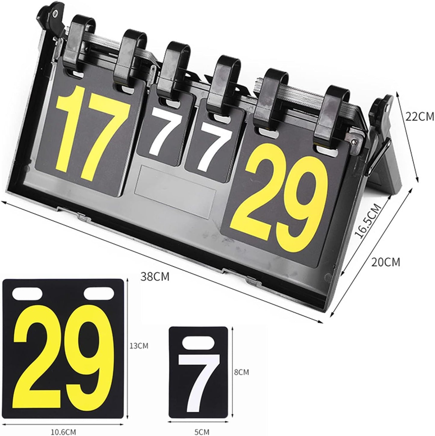 Portable Digital Scoreboard, Ping Pong Score Keeper Scoreboard for Tennis Soccer Football Sports, Sports Supplies Score Board for Games, Best Coaches Gifts Idea for Men, Boys