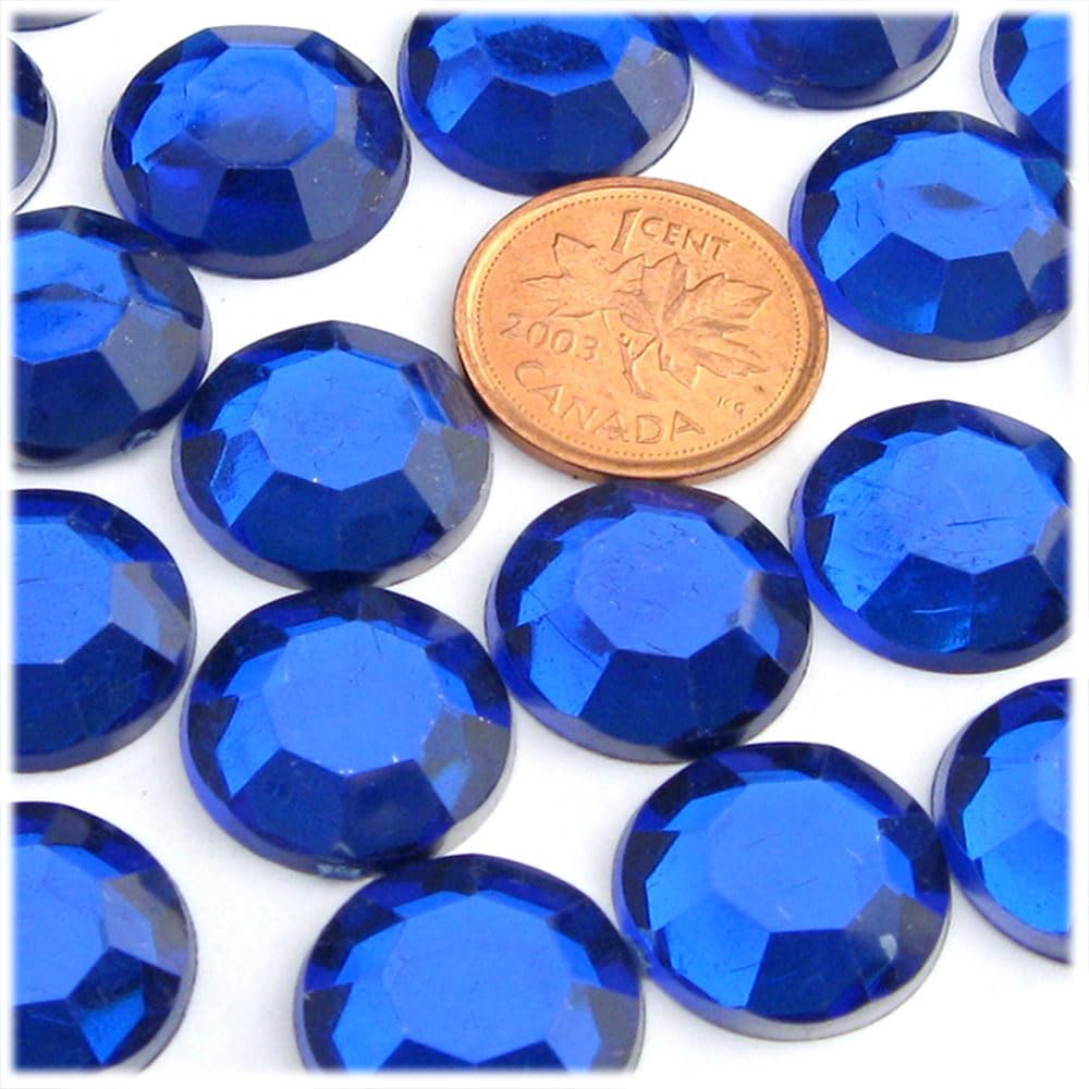 The Crafts Outlet 72pc Rhinestones Round 20mm - Multi Assortment