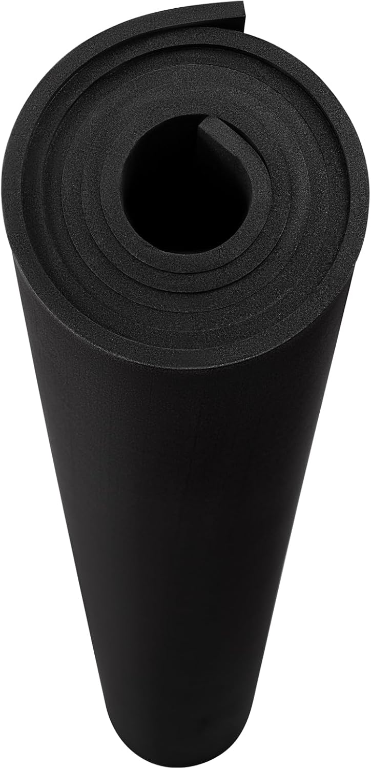 AMZQNART EVA Foam 4mm, Cosplay Foam 39x59 inch Black, High Density 90 kg/m³, for Craft Projects Cosplay Costumes, Fake Weapons, Decorations, Christmas, Easter, Thanksgiving, etc.