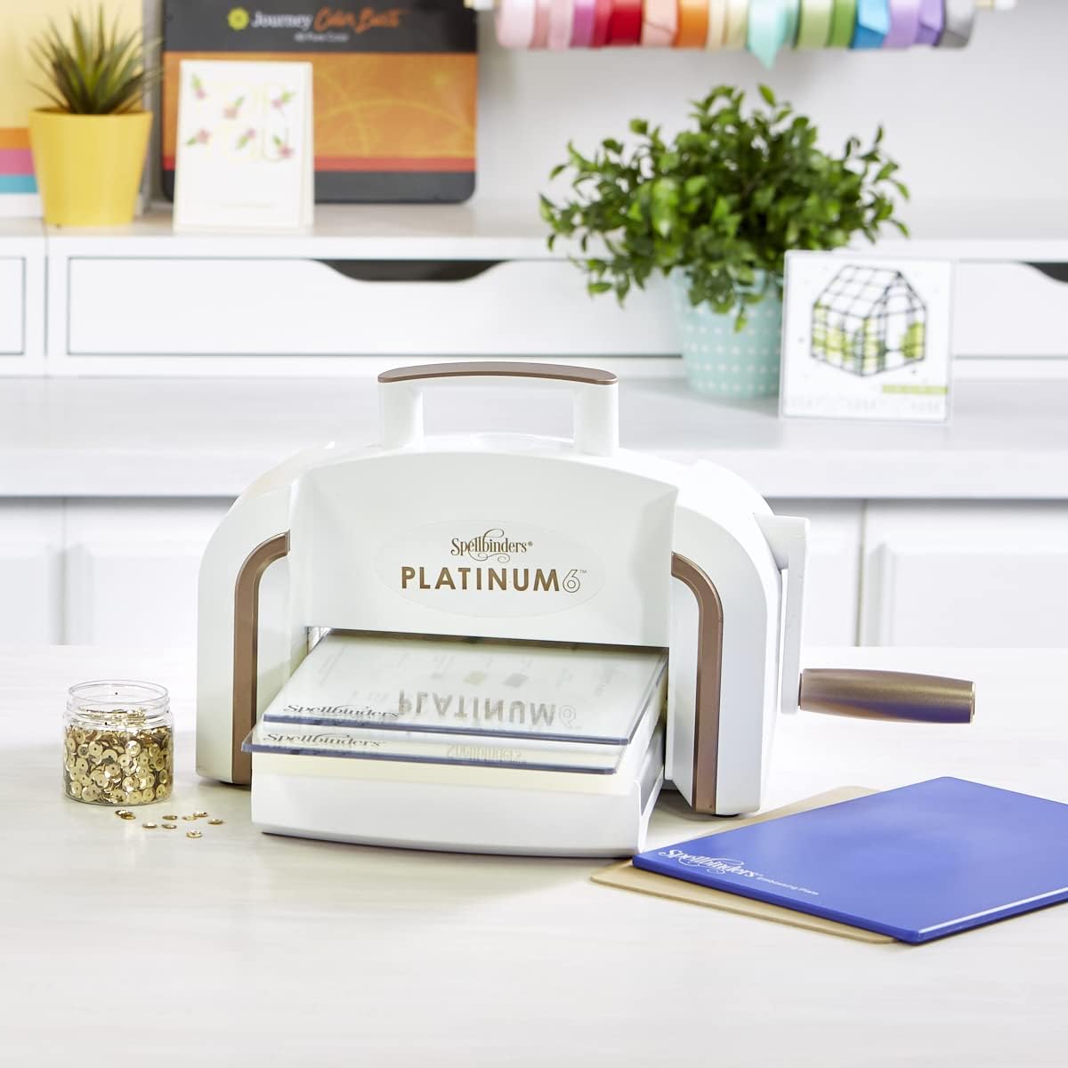 Spellbinders PE-100 Platinum 6 Die Cutting and Embossing Machine