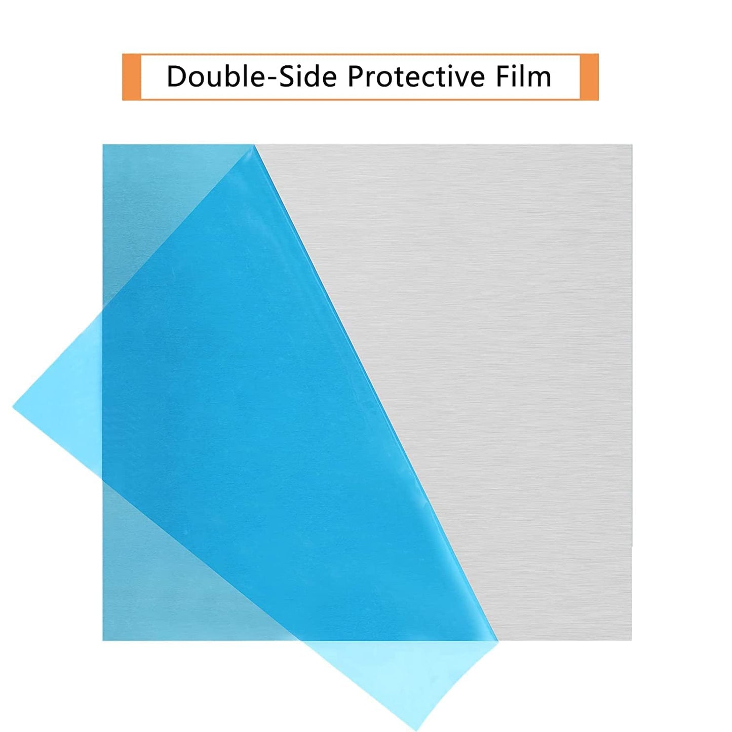 5052 H32 Aluminum Sheet Metal 12 x 12 x 1/8 (0.125”) Inch Flat Plain Aluminum Plate Covered with Protective Film, Rectangle 3MM Aluminum Metal Plate for Crafting, Industry