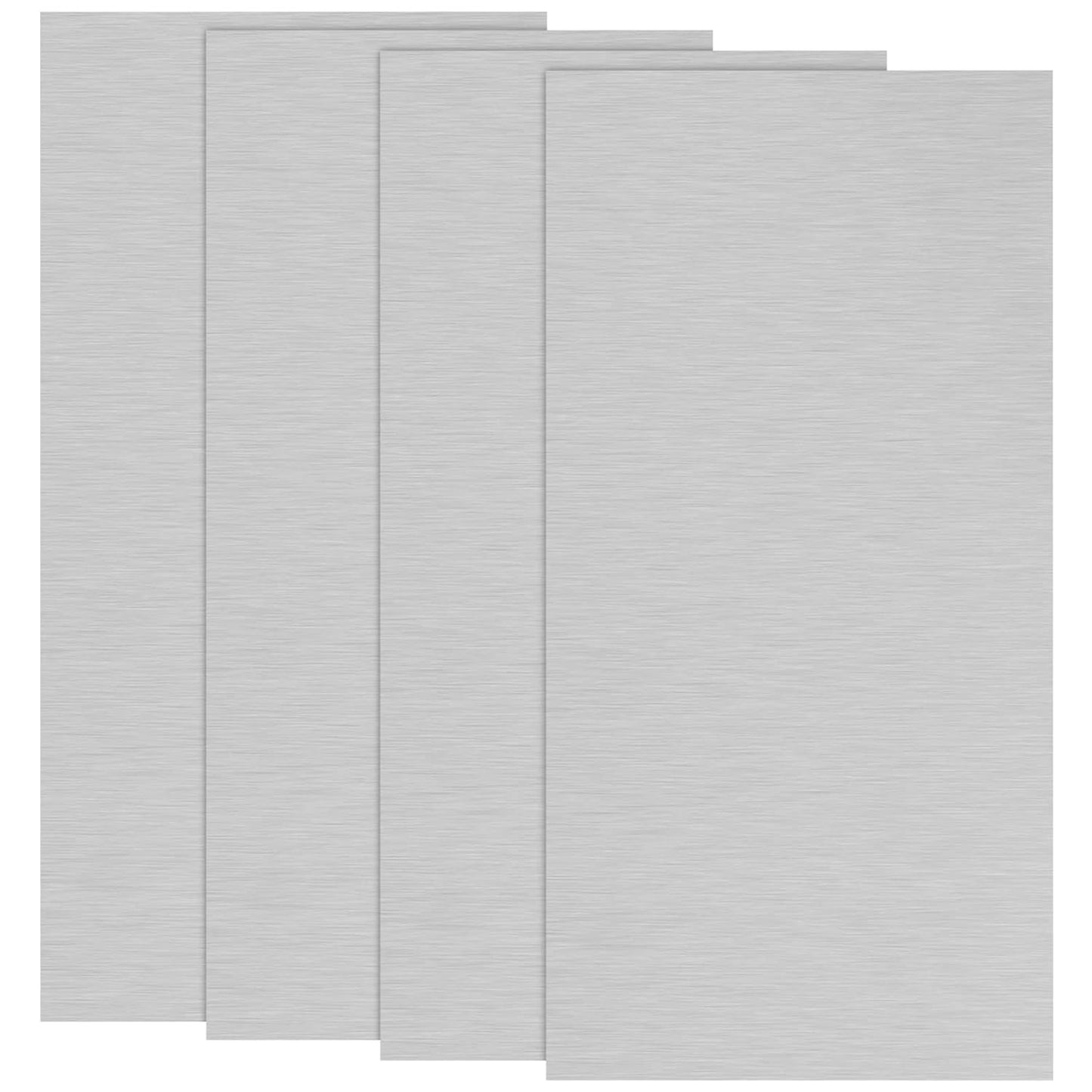 4Pack 6061 T651 Aluminum Sheet Metal 5 x 10 x 1/8 (0.125”) Inch Plain Thin Aluminum Plate Welding Practice kit for Beginners, Heat Treatable Rectangle 3MM Aluminum Metal Plate for Welding, Industrial
