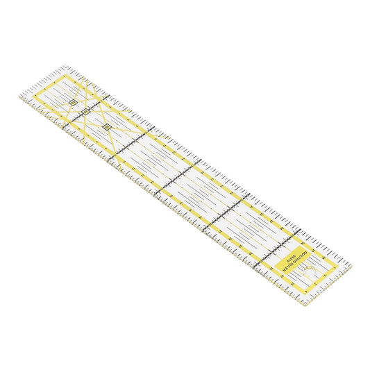 Sewing Ruler, Acrylic Clear Ruler for Sewing, Transparent Quilting for Designing Layout Quilting 5x30cm