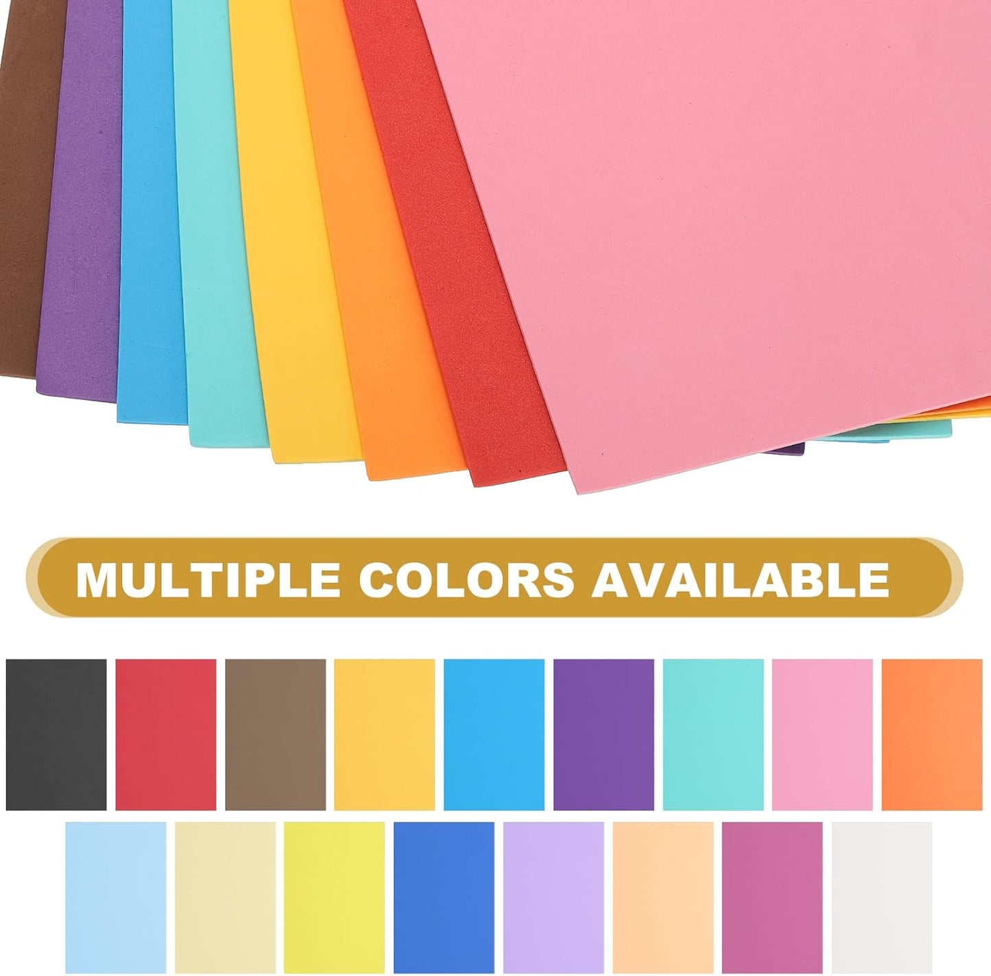 uxcell 10 Pcs Light Blue EVA A4 Foam Sheets Crafts, 12 x 8 Inch Foam Paper for DIY Crafts Project Classroom Scrapbook Art Cards Home Office Decoration (2mm Thick)