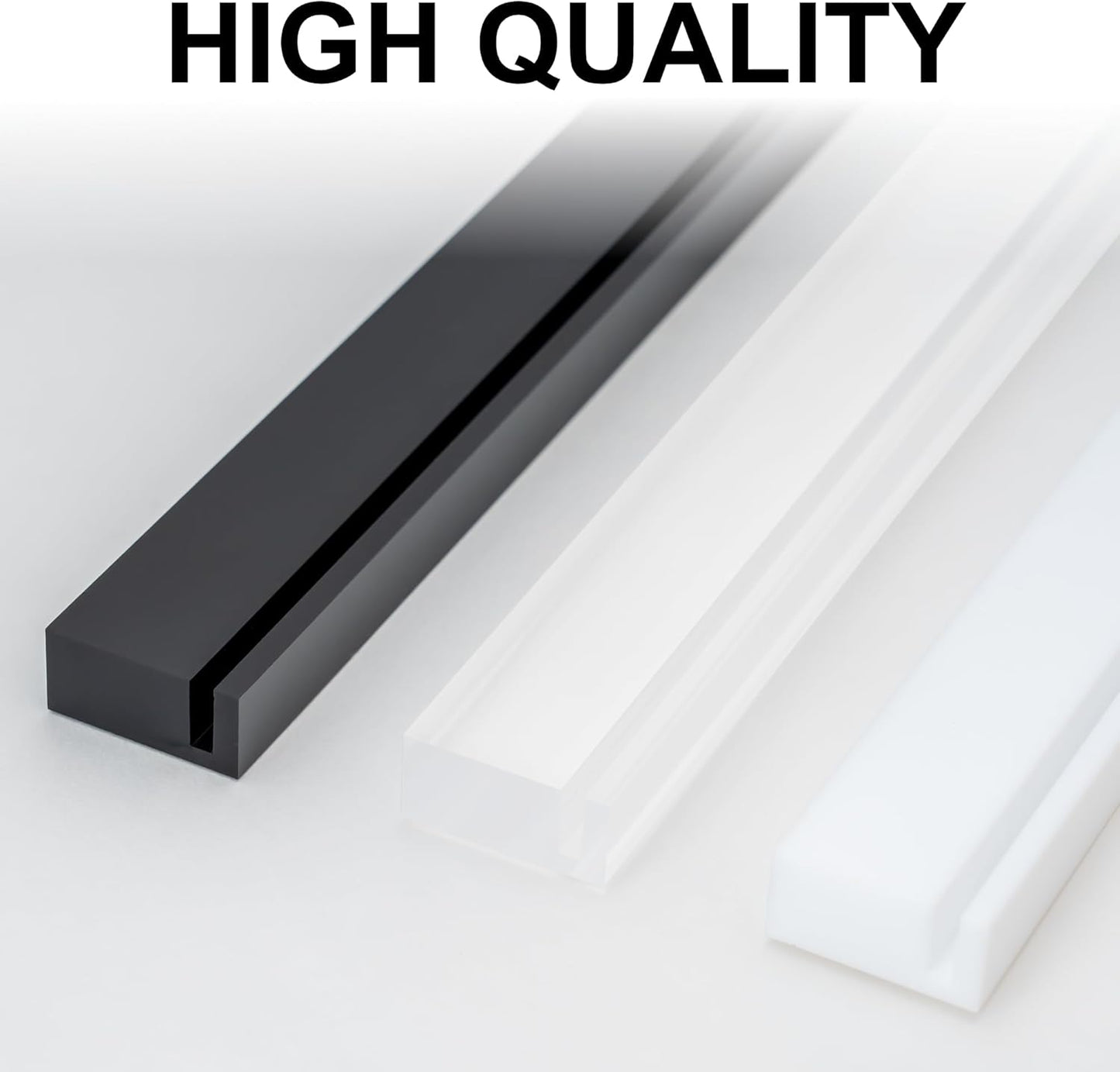 Playing Card Holders 13.4 Inches White Acrylic Solid Card Holder for Playing Card Games (4 pcs., White)