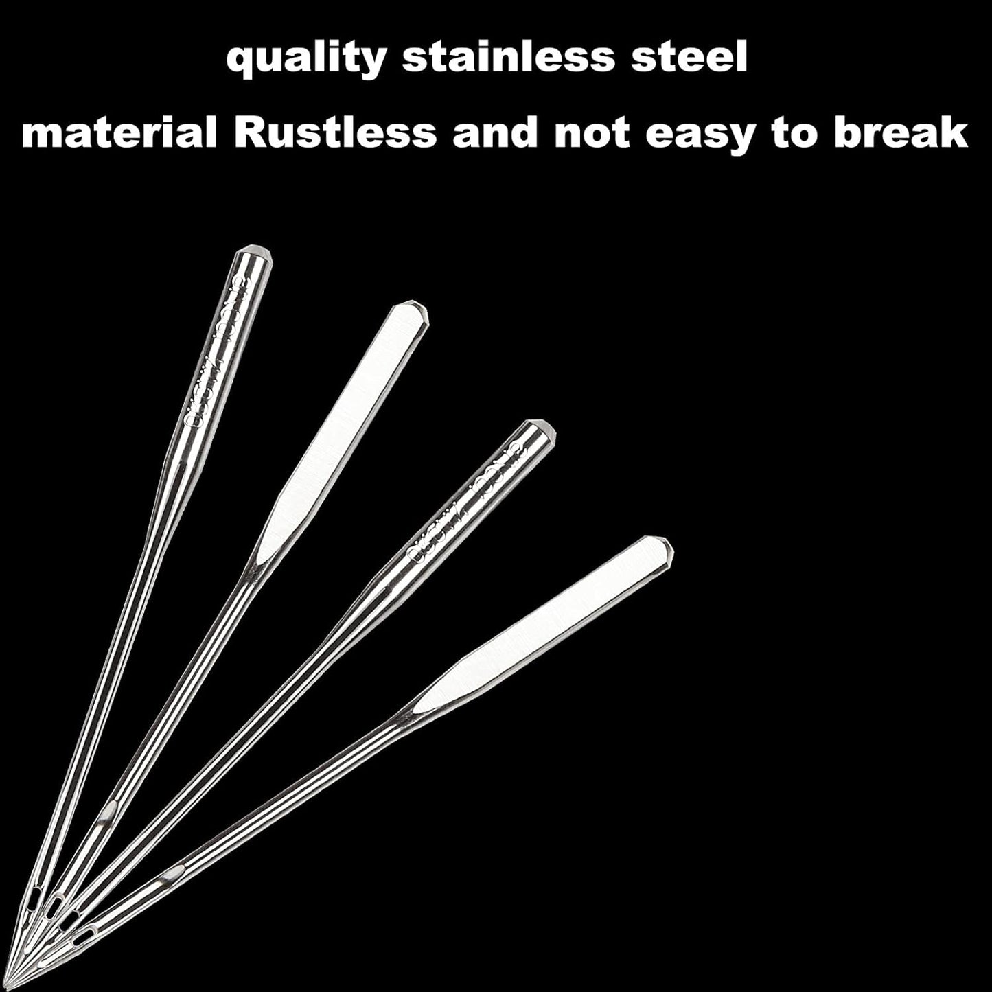 50 Pcs Embroidery Sewing Needles for Brother Machine Needles Size 90/14 130/705H HAx1 Sewing Needles for Brother Sewing Machine (5 Pack of 10 Needles)