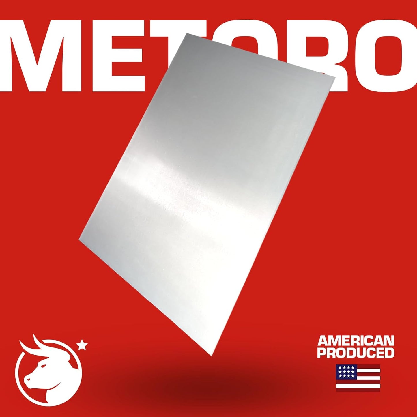 Metoro 2 Pack .250 x 12 x 6 Aluminum Sheet Plate - Grade 5052 | Durable & Versatile Metal for DIY, Industrial, Signage, Prototyping | Corrosion-Resistant, Weldable, and Strong (2, 1/4" x 12" x 6")