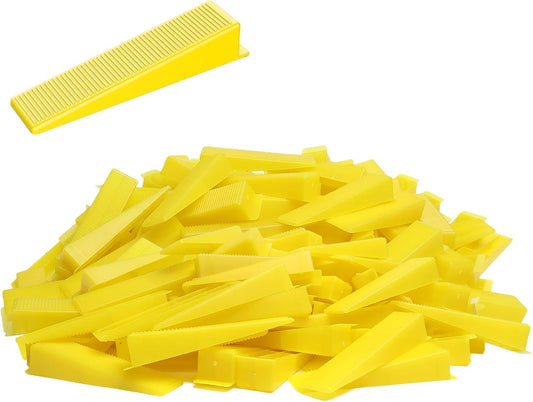 DGSL Tile Leveling System Tile Wedges, 600PCS Reusable Tile Leveling Wedges for 1/8", 1/16", 1/32" Tile Spacers, Tile Leveling Clips and Tile Leveler Installation