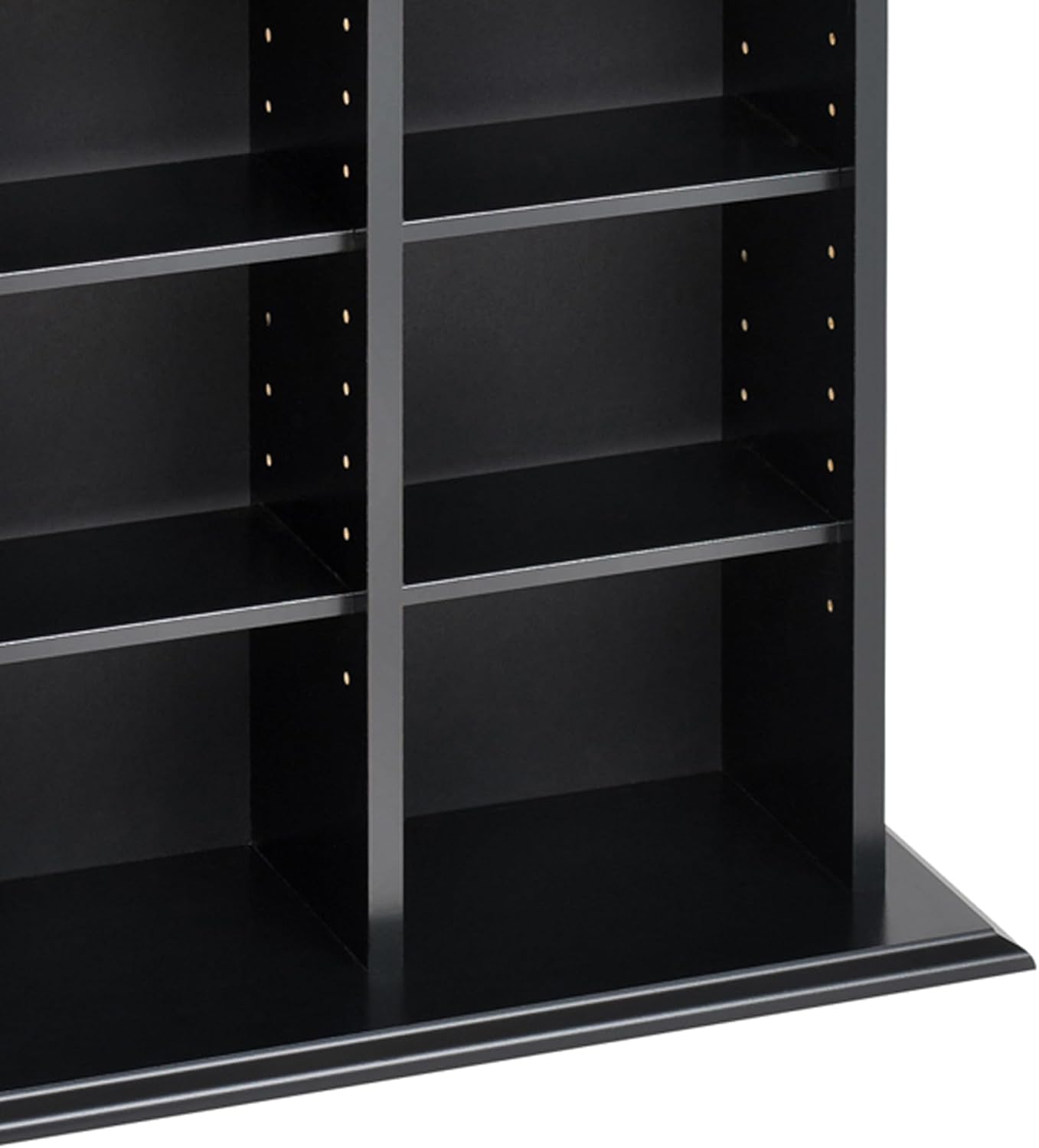 Prepac 2 Column Tall Cabinet Media Storage, 22" Wide, Black
