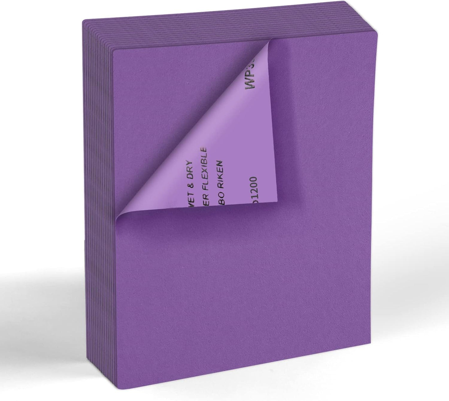MAXMAN 1200 Grit Sandpaper 20 PCS, Wet Dry Sandpaper Sheets 9 x 11 Inch, Sand Paper for Wood Furniture, White Fused Alumina Abrasive Sanding Paper for Metal, Drywall, Automotive Polishing, Purple