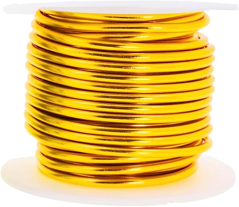 Mandala Crafts 2mm 12 Gauge Pastel Color Anodized Aluminum Wire for Sculpting, Armature, Jewelry Making, Gem Metal Wrap, Garden, Colored and Soft, 4 Rolls