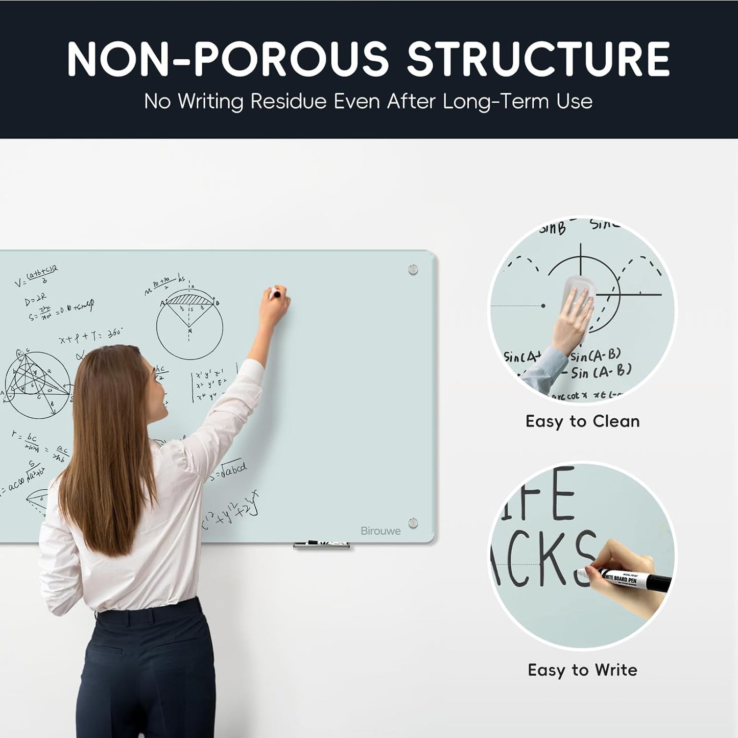Glass Whiteboard 36 * 60Inches