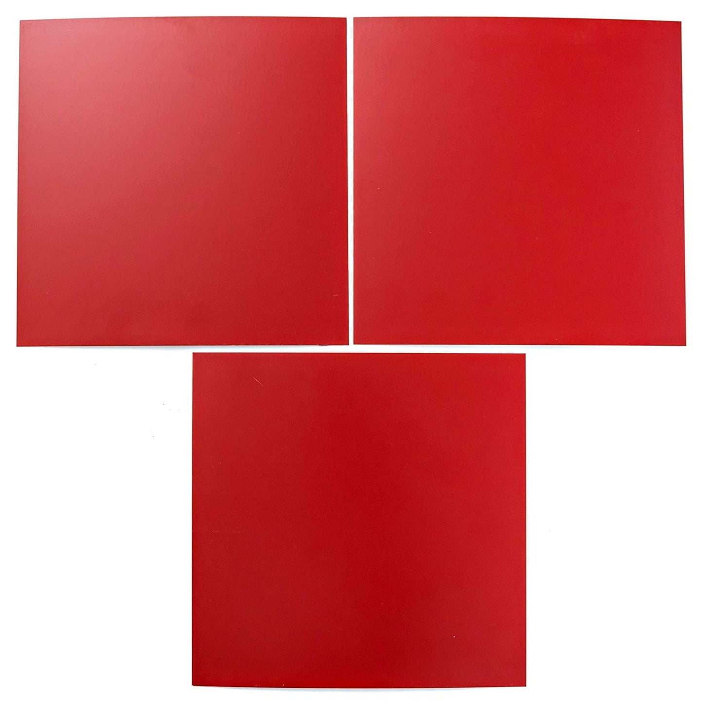 EAGLE 1: 12" x 12" 26 Gauge Sheet Metal Squares (3 Pack Per Order, Multiple Colors) Great for Arts, Crafts, DIY Home or Work Projects (18" X 18", Bright Red)