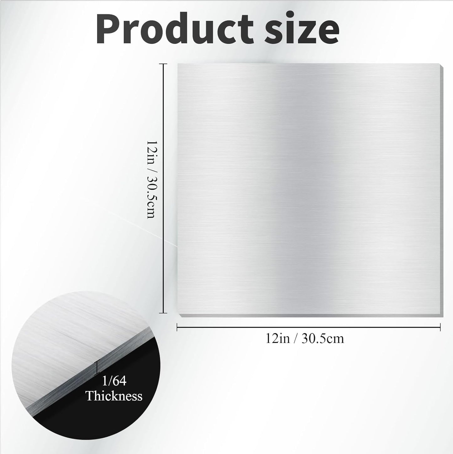 Amyhill 12 Pcs 6061 T651 Aluminum Sheet Metal 12 x 12 x 1/64 (0.02") Inch Thin Flat Aluminum Plate Panel Covered with Protective Film, Welding Practice Heat Treatable for Crafting Industry
