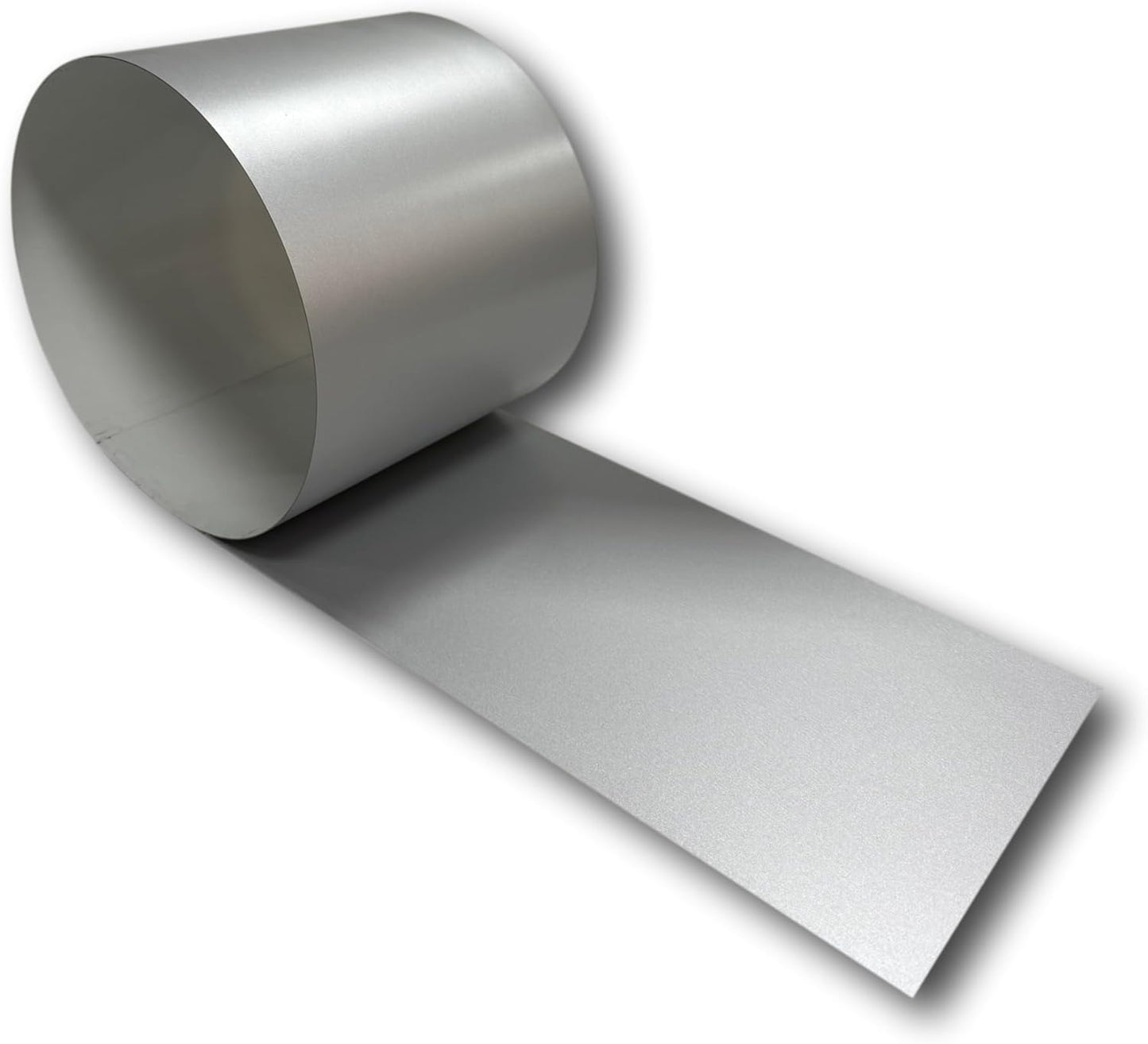 Eagle 1-24 Gauge KYNAR 500 Sheet Metal Flashing Rolls-10 FT Long-Heavy Duty-Commercial Grade-Roofing Flashing, Fascia Cover, Coping Cap-Multiple Sizes (18" x 10 FT, Silver)