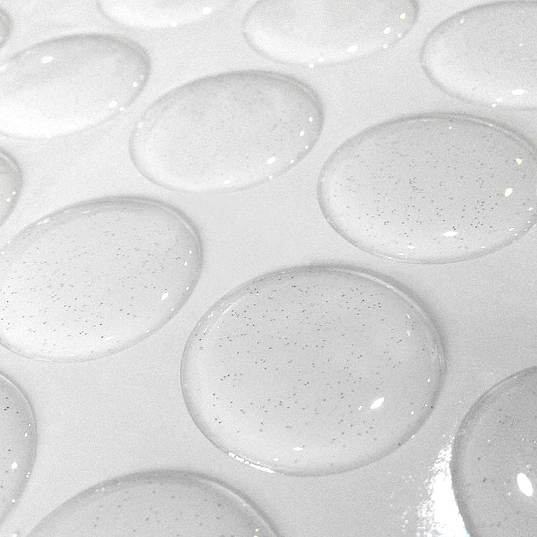 200-Piece Epoxy Resin Dome Stickers – Self-Adhesive Dots for DIY Crafts, Bottle Caps, Hair Bows, Scrapbooks, Jewelry & Pendants,1-Inch,Glitter