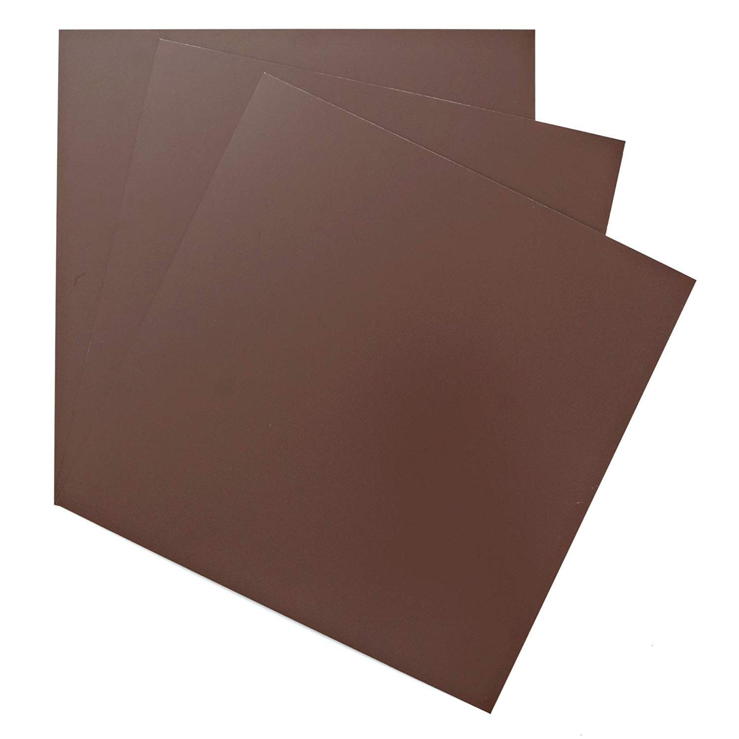 EAGLE 1: 12" x 12" 26 Gauge Sheet Metal Squares (3 Pack Per Order, Multiple Colors) Great for Arts, Crafts, DIY Home or Work Projects (18" X 18", Brown)