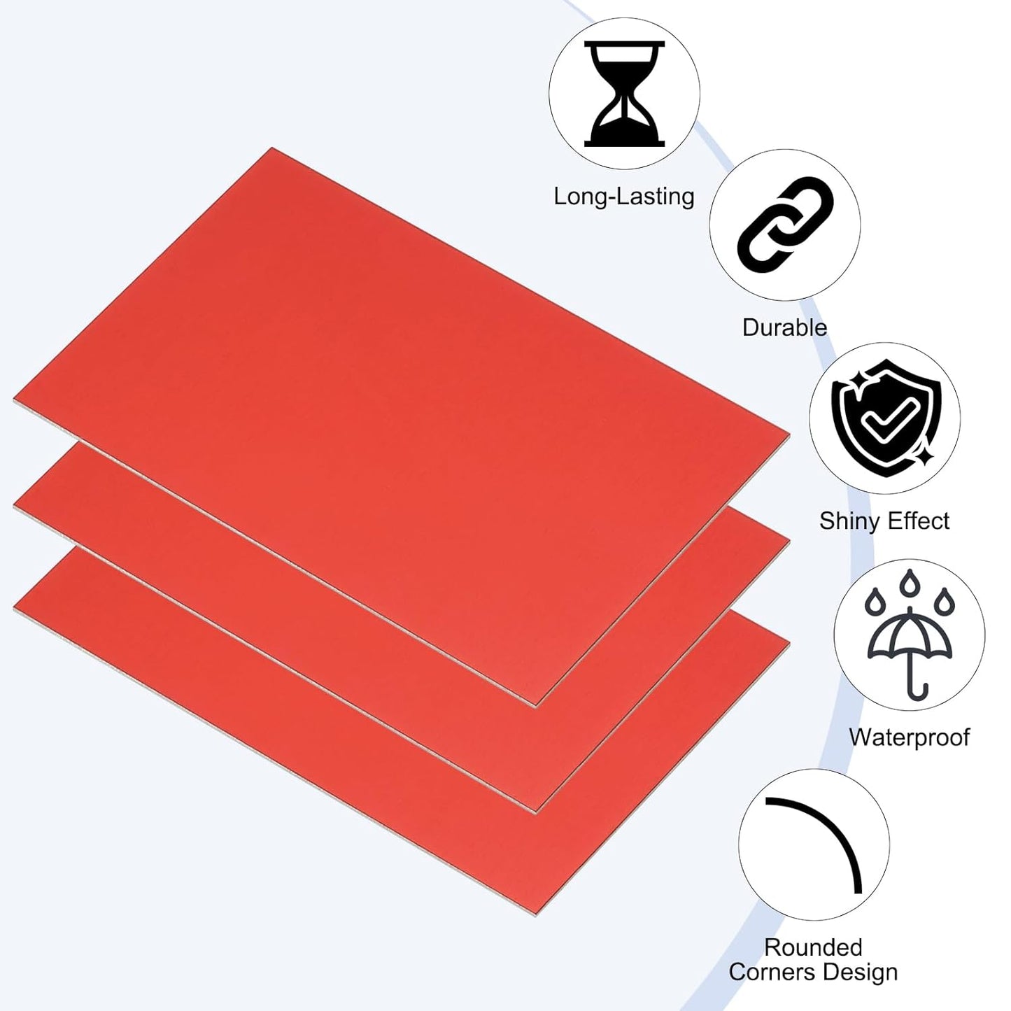 PATIKIL 2.1x3.3 Inch Anodized Aluminum Sheet Metal, 14Pcs Laser Plates Engraving Blanks 0.5MM Thin Rectangle for Crafting DIY Laser Engraving, Silver/Black/Blue/Green/Yellow/Red/Purple