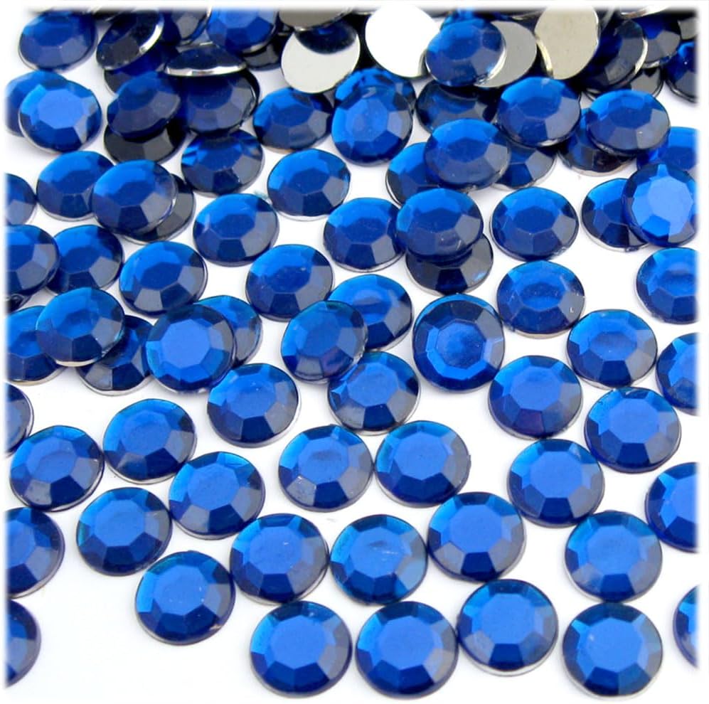 The Crafts Outlet 144pc Rhinestones Round 10mm - Pastel Assortment