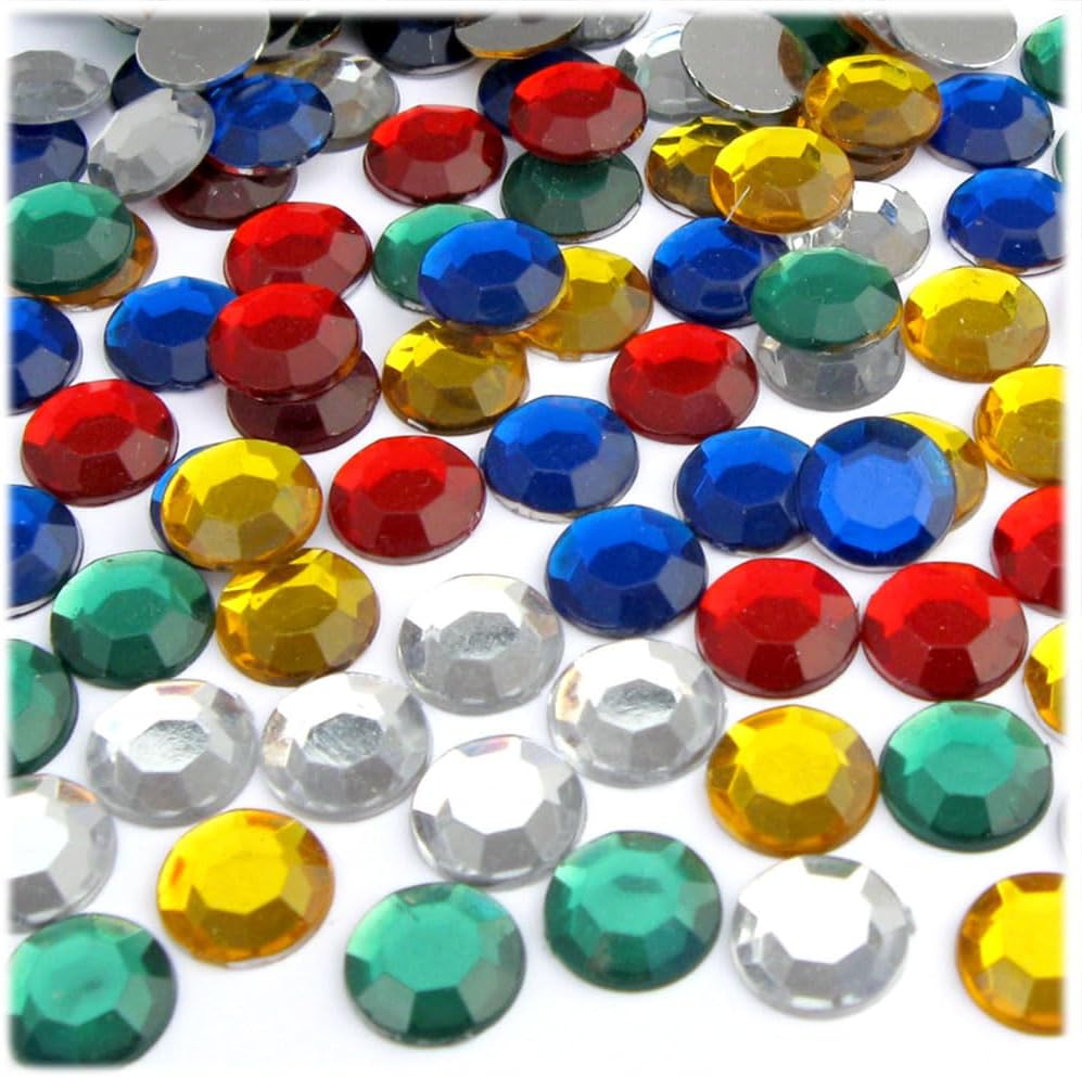 The Crafts Outlet 144pc Rhinestones Round 10mm