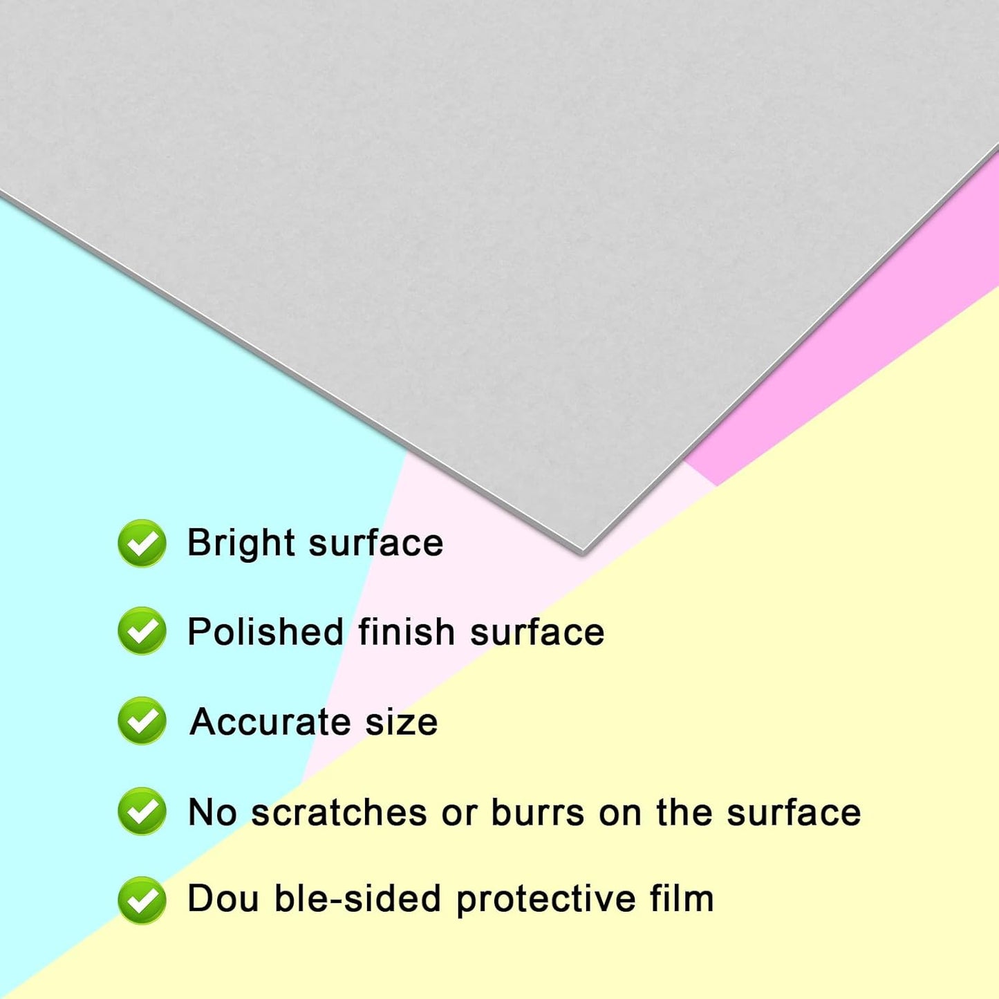 Galvanized Metal Sheet 8" x 12" x 1/32" Inch Galvanized Steel Sheet Plates for Magnetic Mount Board Wall 20GA(0.80MM) Galvanized Steel Plate Panels Stock for Roof Flashing Fixing Repair, Crafts, DIY