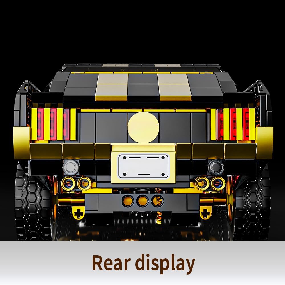 1:10 MOC Sports GTRS Car Building Blocks Toys Boys or Adults Kits， Building Set Raceing Car Model,Cars for Boys Age 14，(1680 Pieces)