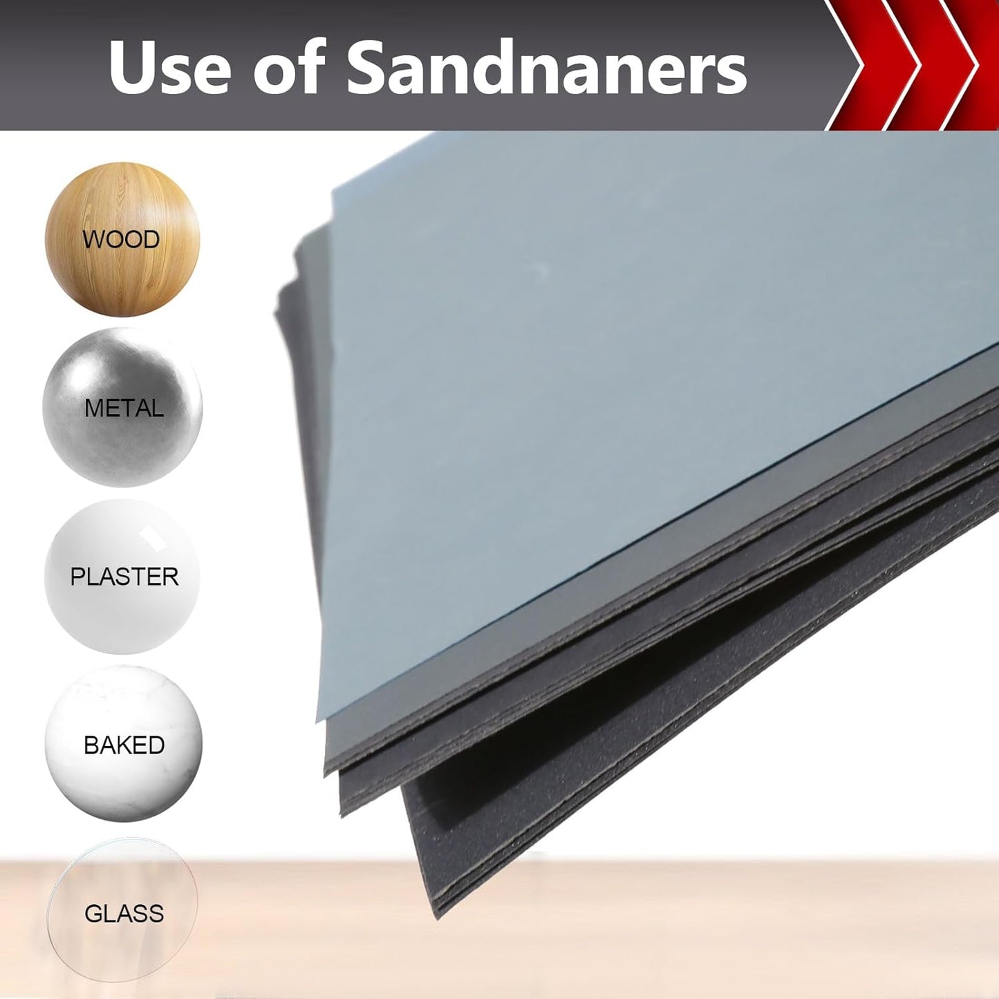 1500 Grit Sand Paper, 12Pcs Wet or Dry Sandpaper Assortment Sandpaper for Wood Metal Furniture Hand Sander Sand Paper Set Sandpaper Sheets Cut for Use 9" x 11"/12 Sheets