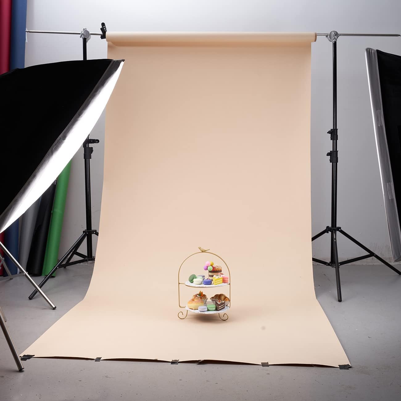 Yizhily Seamless Photography Photo Backdrop Background Paper 53 inches Wide x 16.5 feet Long (Mardi Gras)
