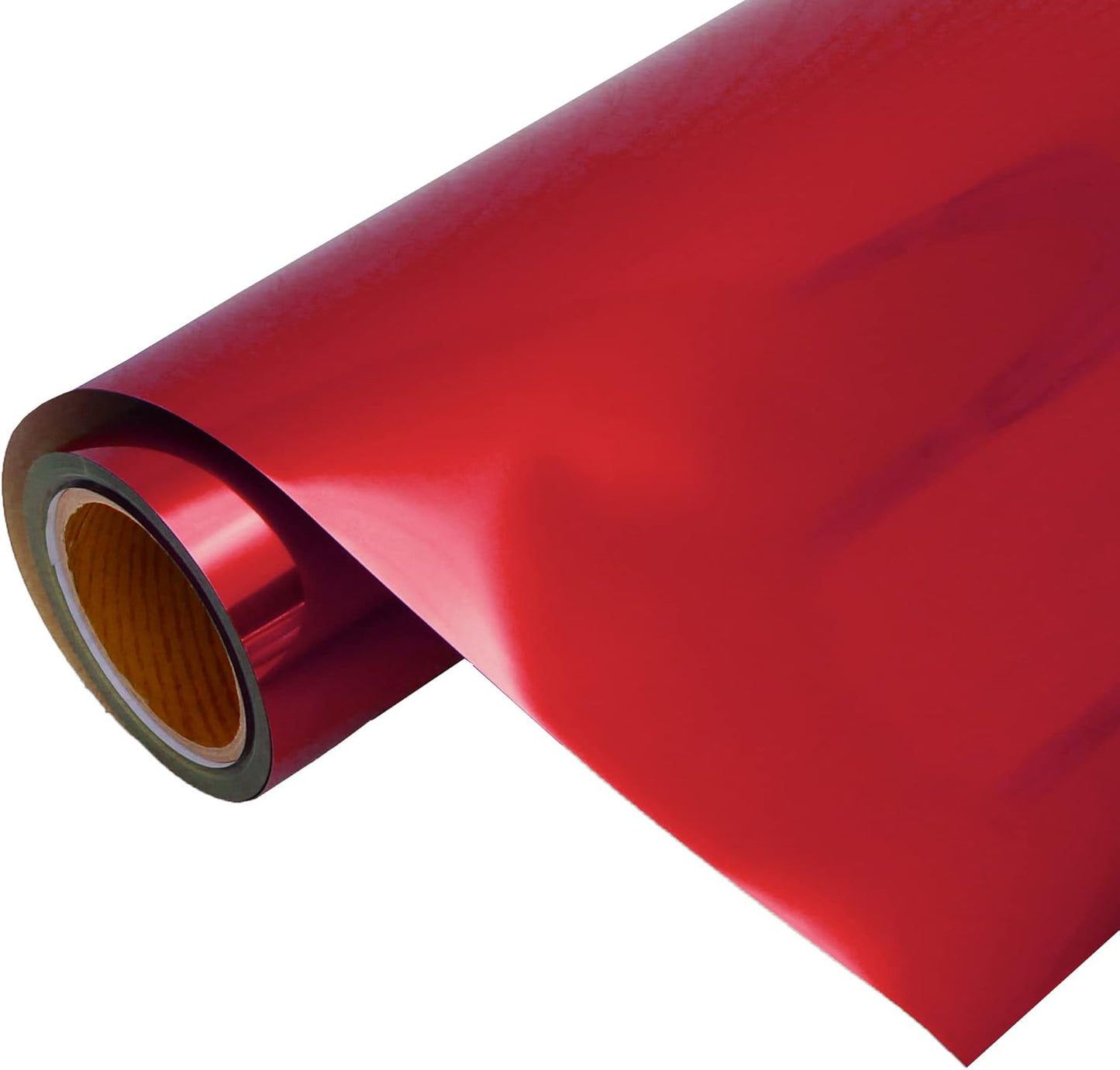 3 Yard x 20" Wide Roll Threadart Metallic Foil Red Heat Transfer Vinyl Film | Compatible with Venture Explore and Maker, Silhouette Cameo, & Large Format Cutters