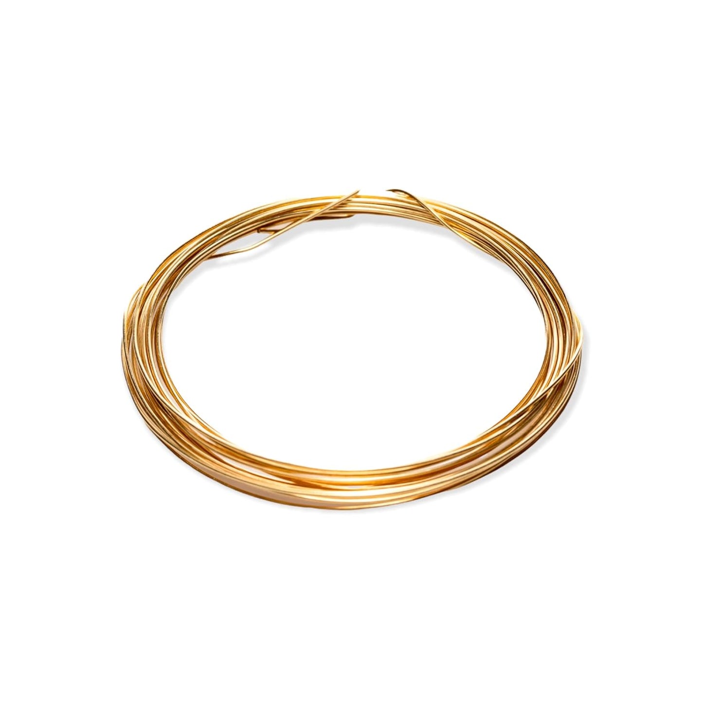 14 Gauge, Jeweler's Brass Wire, Red Brass, Round, Dead Soft, CDA #230 Alloy Jewelry Grade Made in USA - 1 Ounce (5FT) by CRAFT WIRE