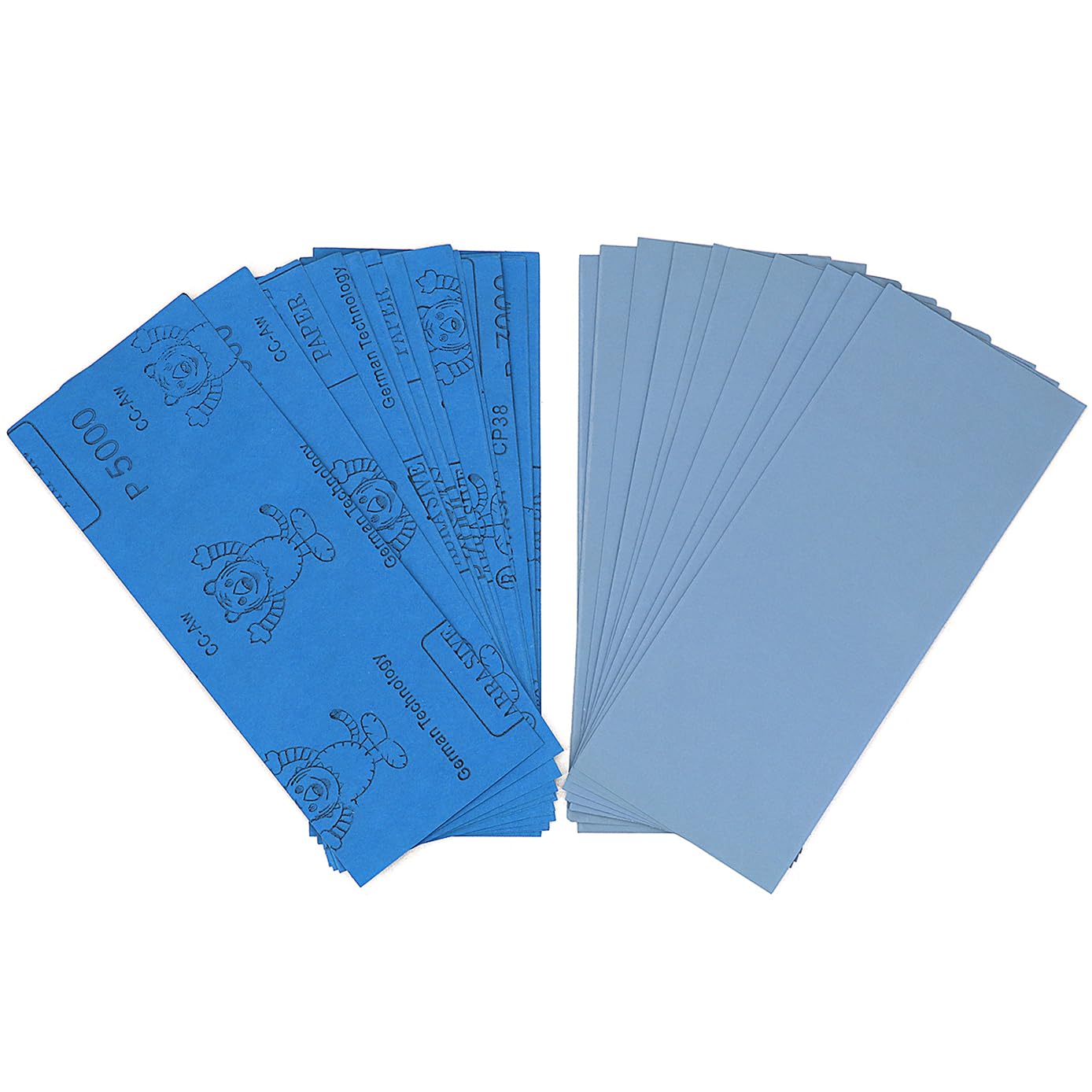 9x3.6 inch Sandpaper, 30 Sheet 5000 Grit Wet and Dry Sand Paper, Fine Precision Abrasive Pads Detail Sander Sheets Paper for Automotive Sanding, Wood Turing Finishing, Metal Furniture Polishing