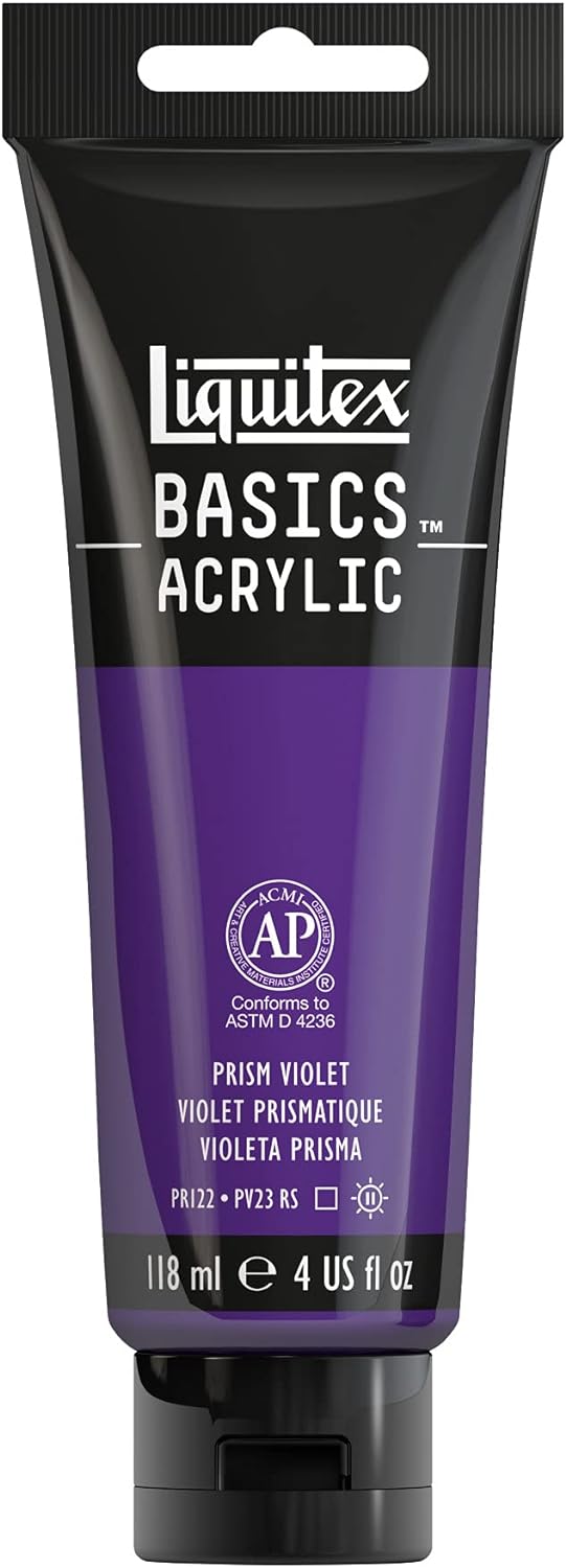 Liquitex BASICS Acrylic Paint, 118ml (4-oz) Tube, Prism Violet