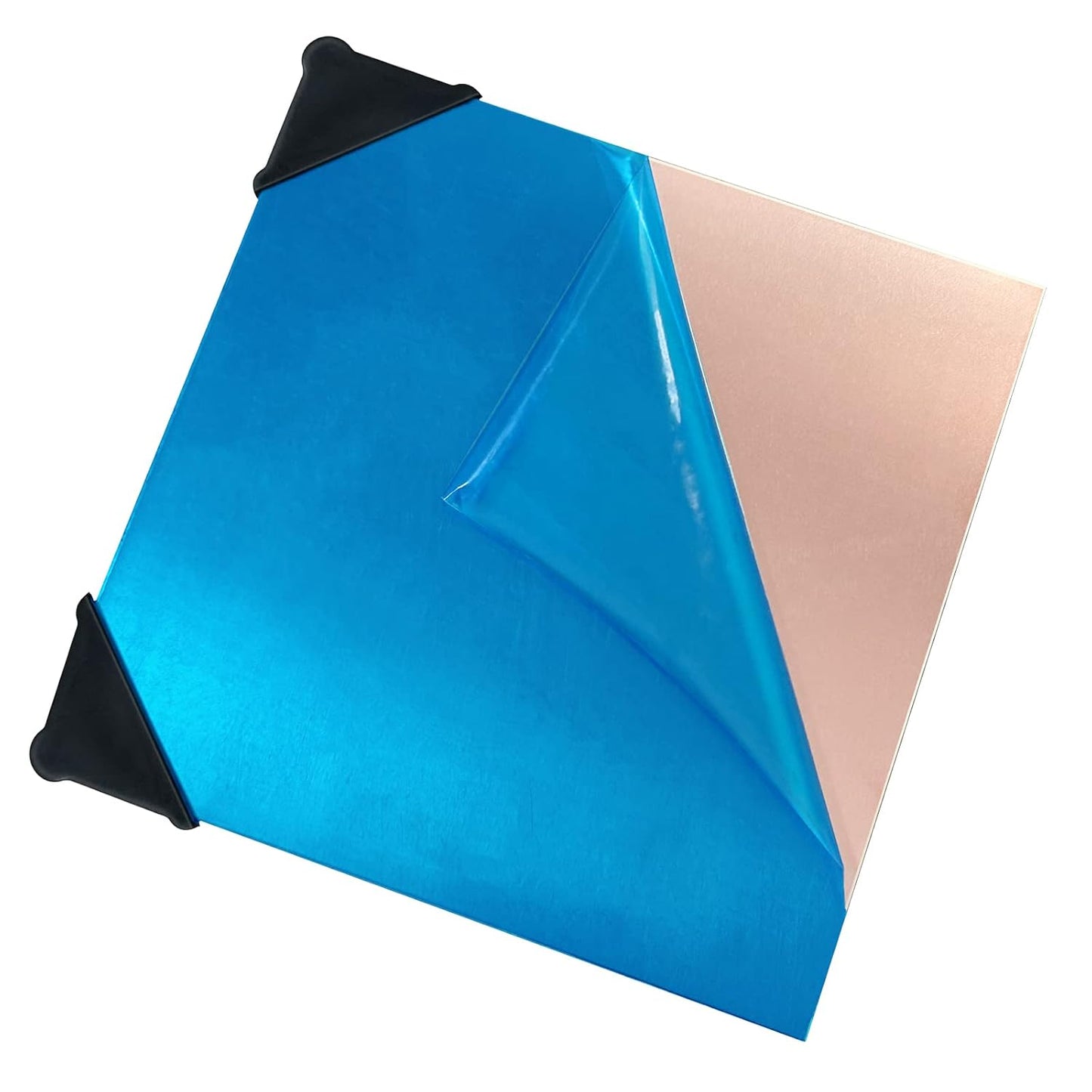 2 Pieces 99.9% Pure Copper Sheet, 8" x 10", 24 Gauge(0.5mm) Thickness, Film Attached Copper Plate, Great for Jewelry, Crafts, modelers