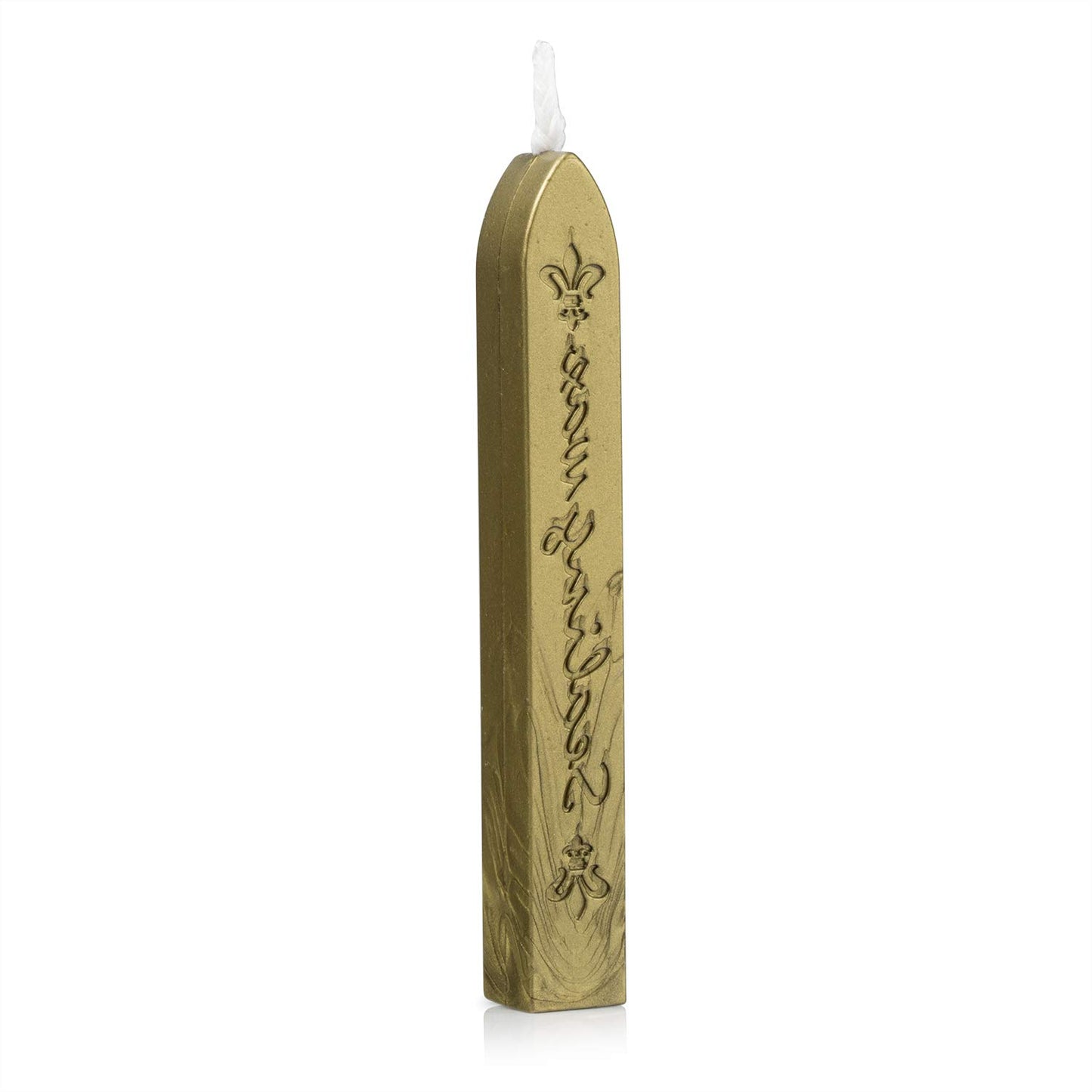 Mceal Sealing Wax Stick with Wick Flower De Luce of France Retro 10 Pieces Pack(Olive Green)