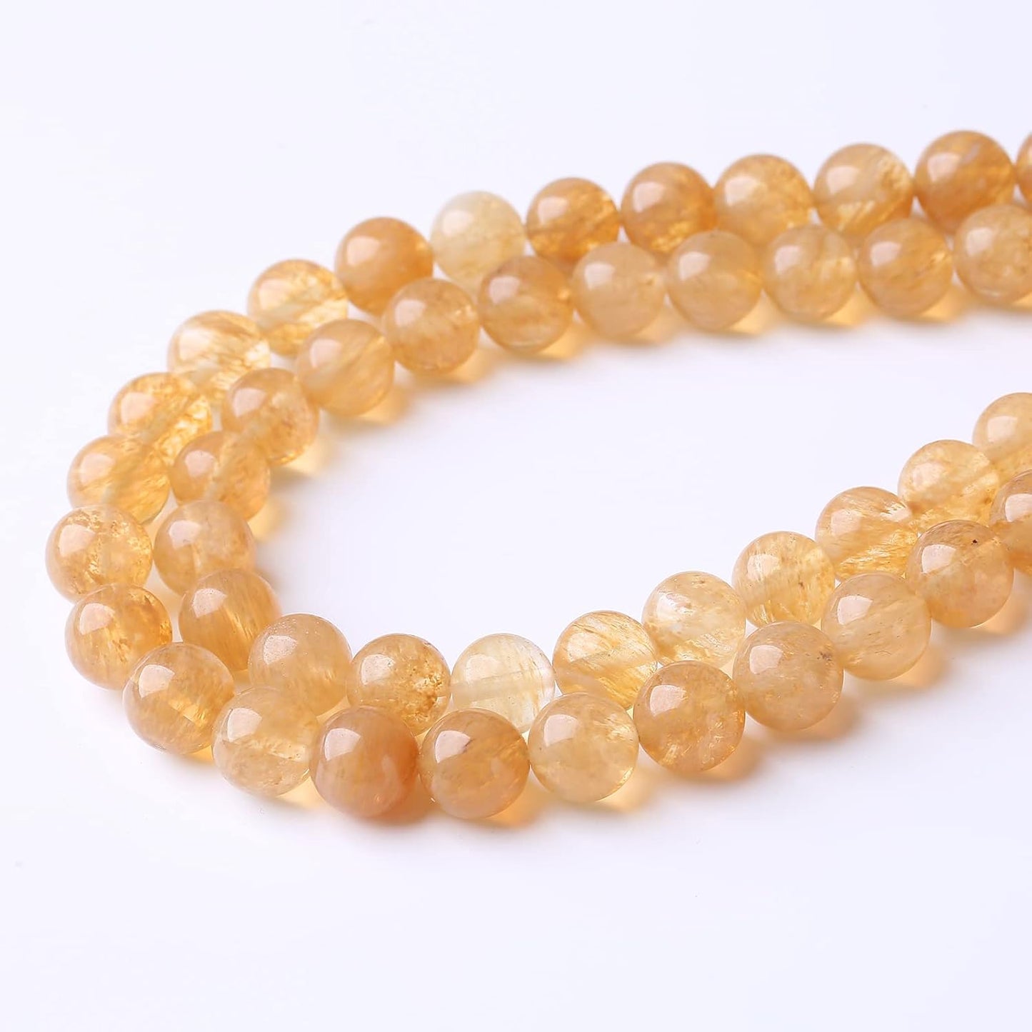 32PCS 12MM Tea Watermenlon Stone Beads Energy Healing Beads for DIY Jewelry Bracelet Necklace Making for Jewelry Making 15Inch
