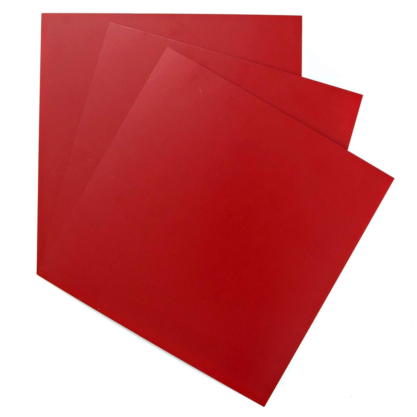 EAGLE 1: 12" x 12" 26 Gauge Sheet Metal Squares (3 Pack Per Order, Multiple Colors) Great for Arts, Crafts, DIY Home or Work Projects (18" X 18", Bright Red)