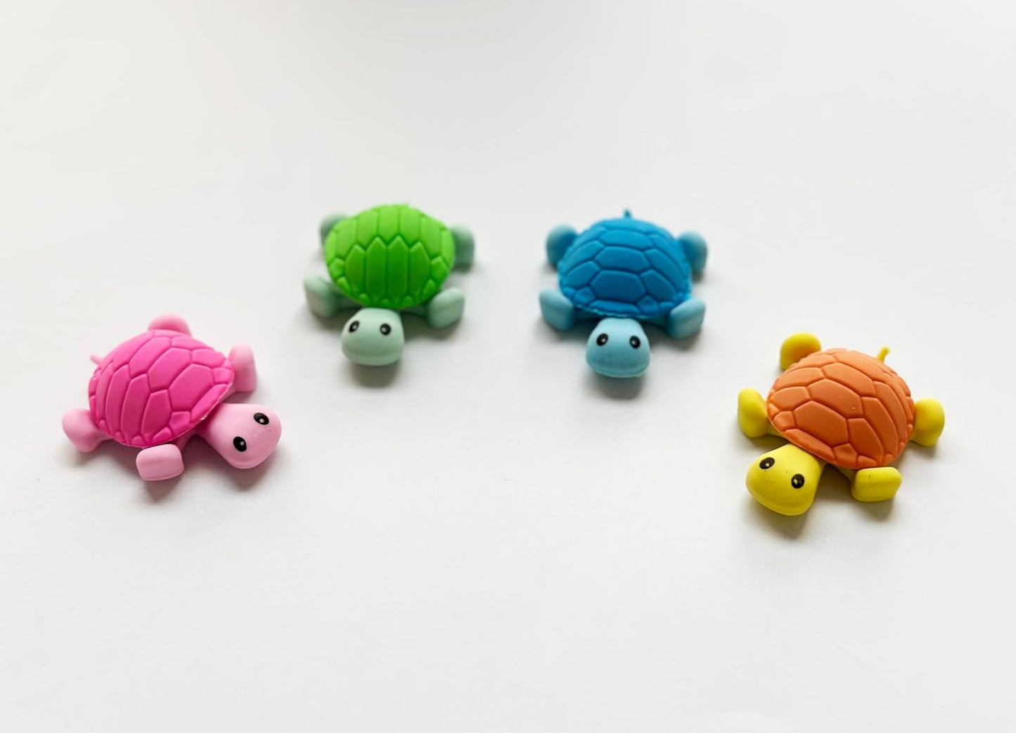 36 Pcs Pencil Eraser Set, 3D Cute Erasers for Kids, Children's Gifts, Party Favor, Classroom School Rewards (Turtle)