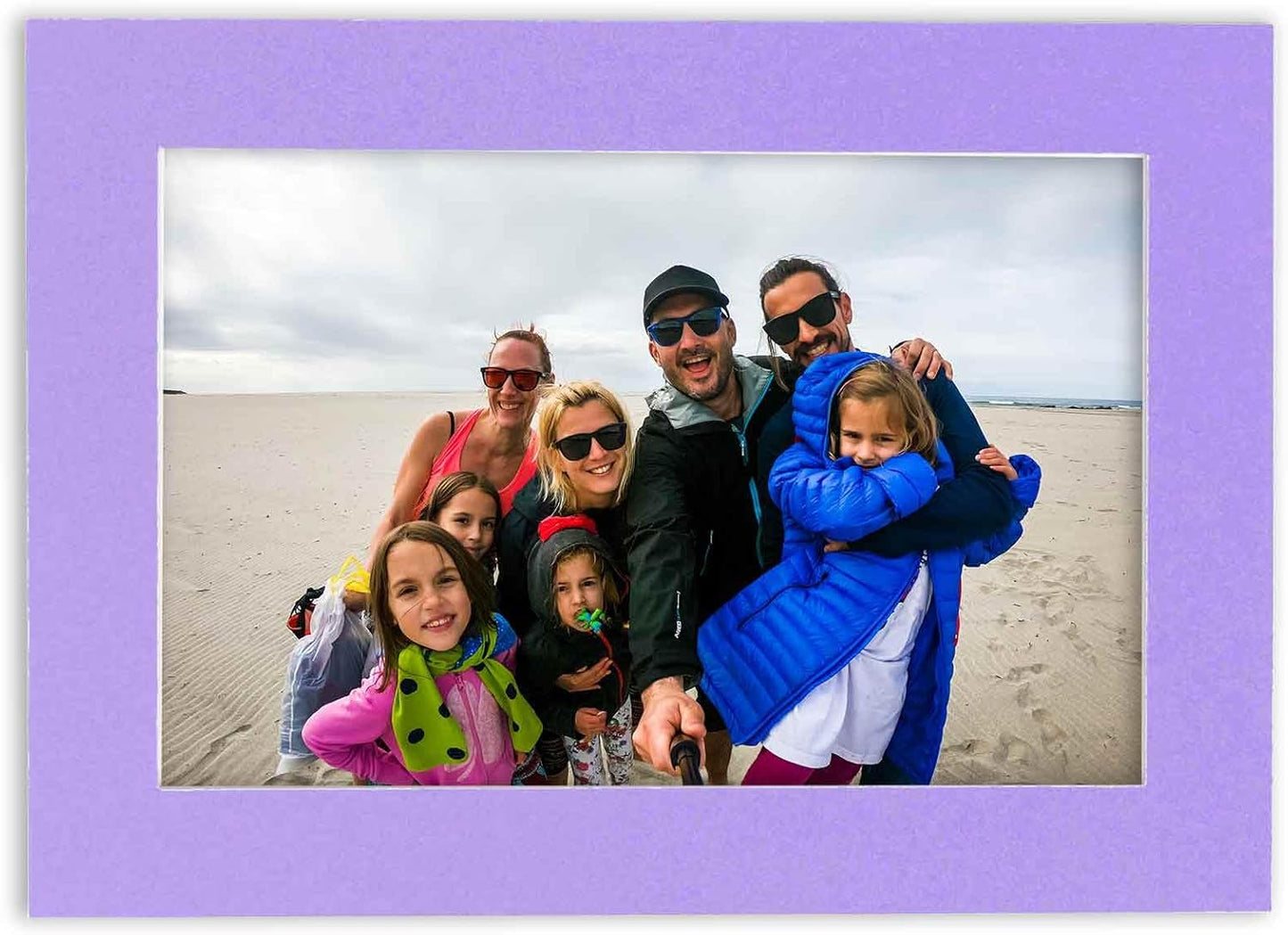 11x14 Mat for 8.5x11 Photo - Precut Light Purple Picture Matboard for Frames 11 x 14 Inches - Bevel Cut to Display Art 8.5 x 11 Inches - Acid Free Pack of 25 MATS with Backing Boards & Clear Bags