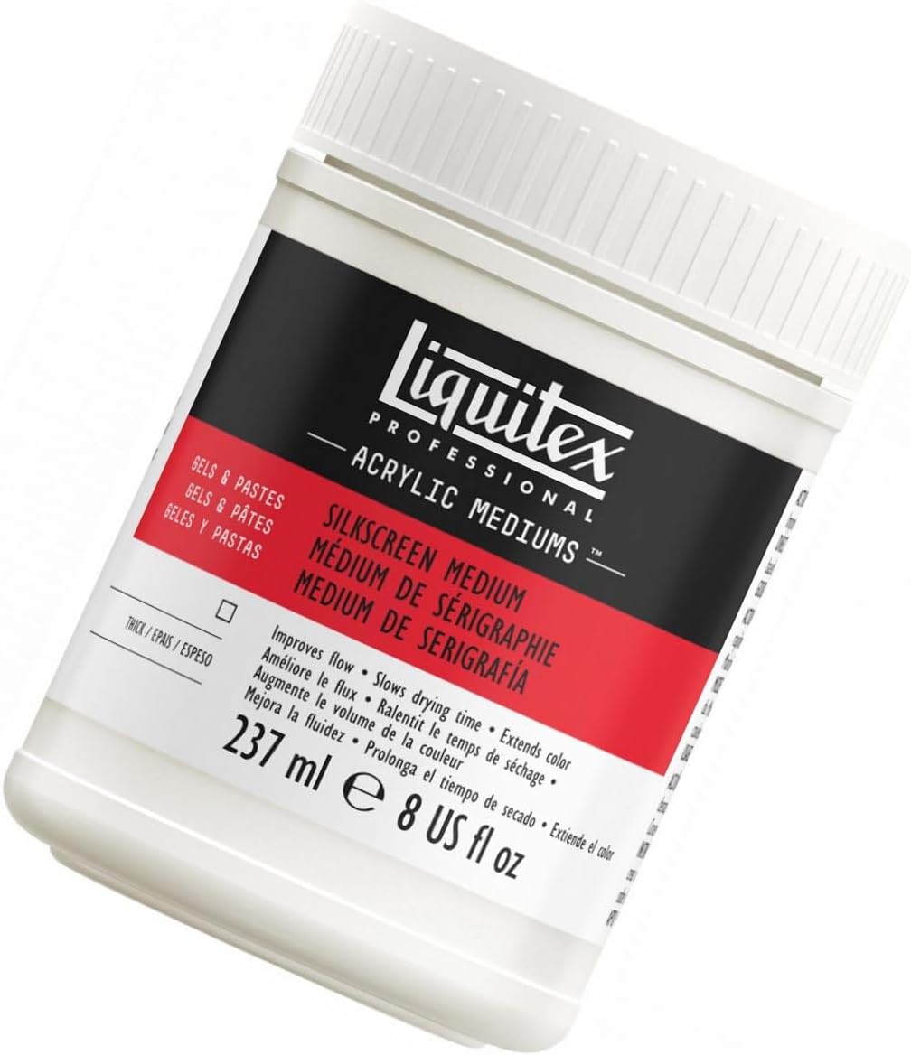 Liquitex Professional Silkscreen Gel Medium, 237ml (8-oz)