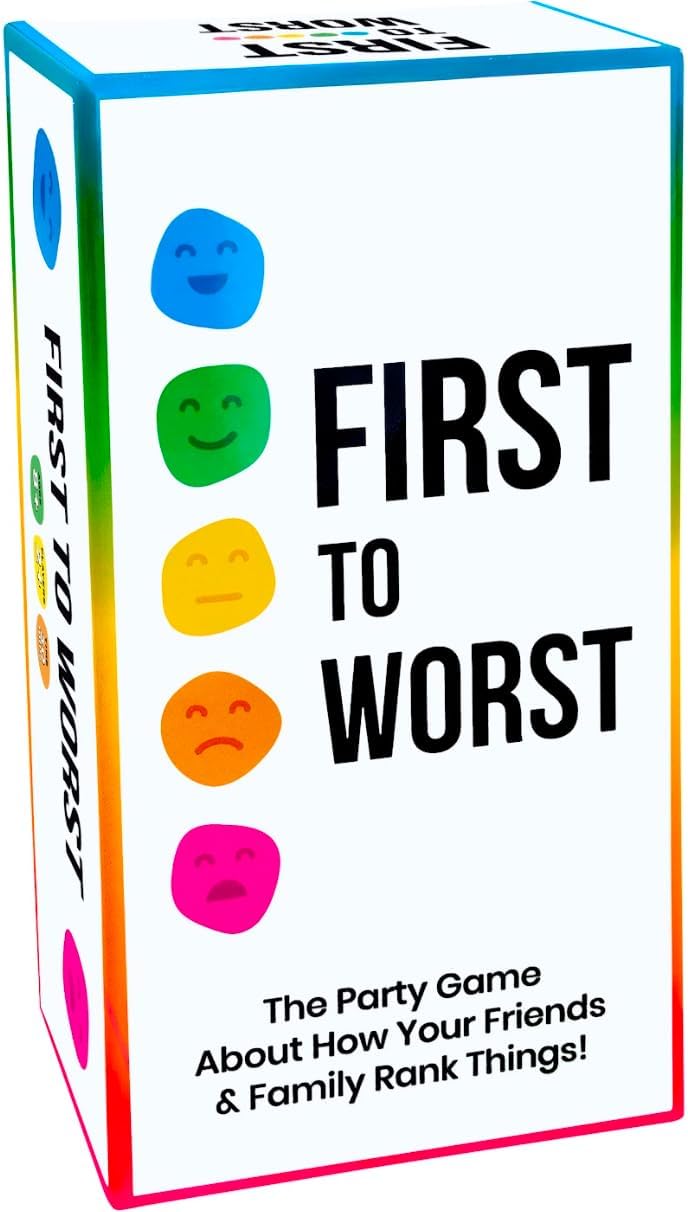 Party Game - The Card Game About How Your Friends and Family Rank Things for Kids, Teens, Adults, Families & Fun Parties with Polarizing Priorities