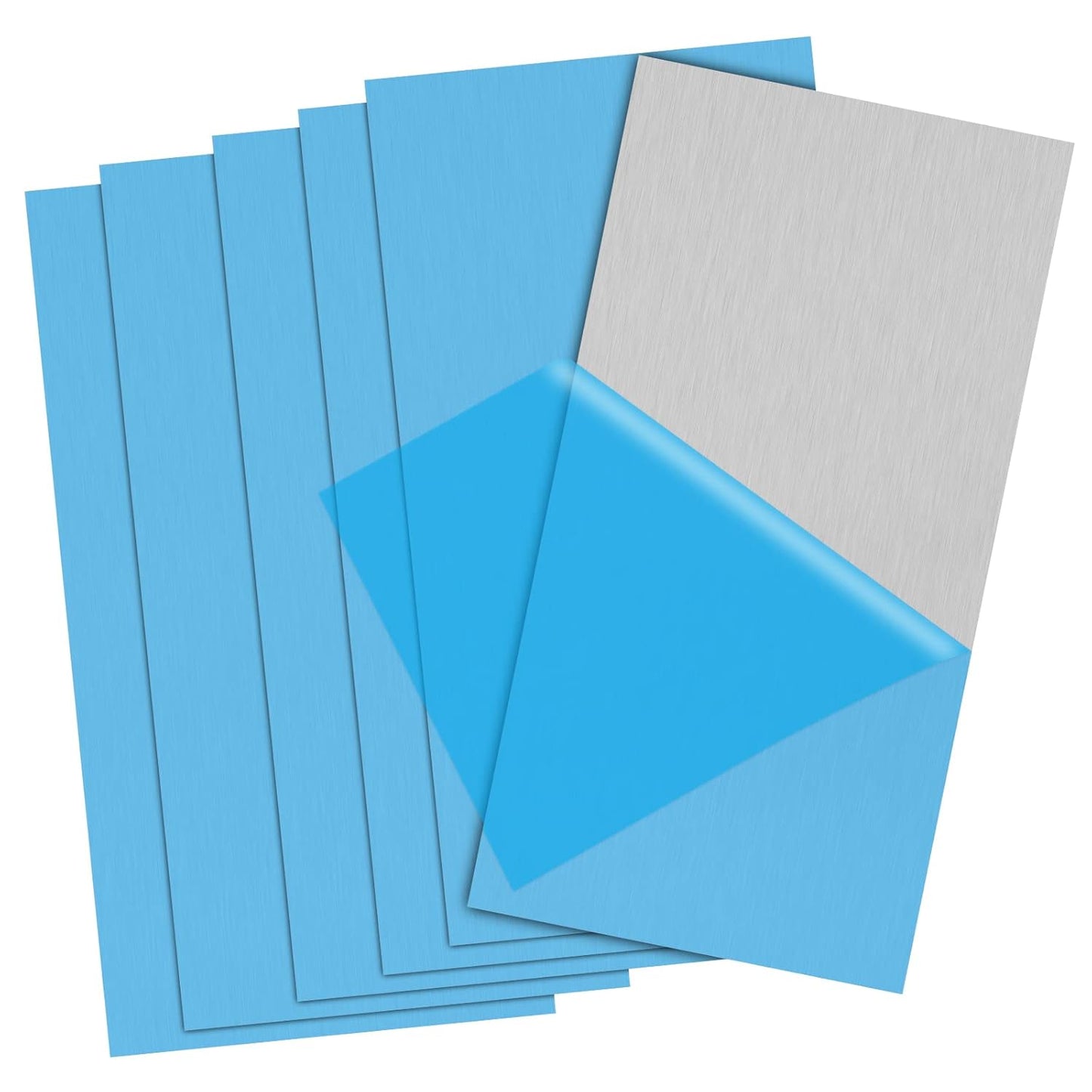 Welding Coupons- 6Pack 6061 T651 Aluminum Sheet Metal 2" X 4" X 0.125Inch Flat Plain Small Aluminum Plate Weld Practice kit for MIG, TIG, Stick, Arc, Gas, Brazing, Welding Practice kit for Beginners