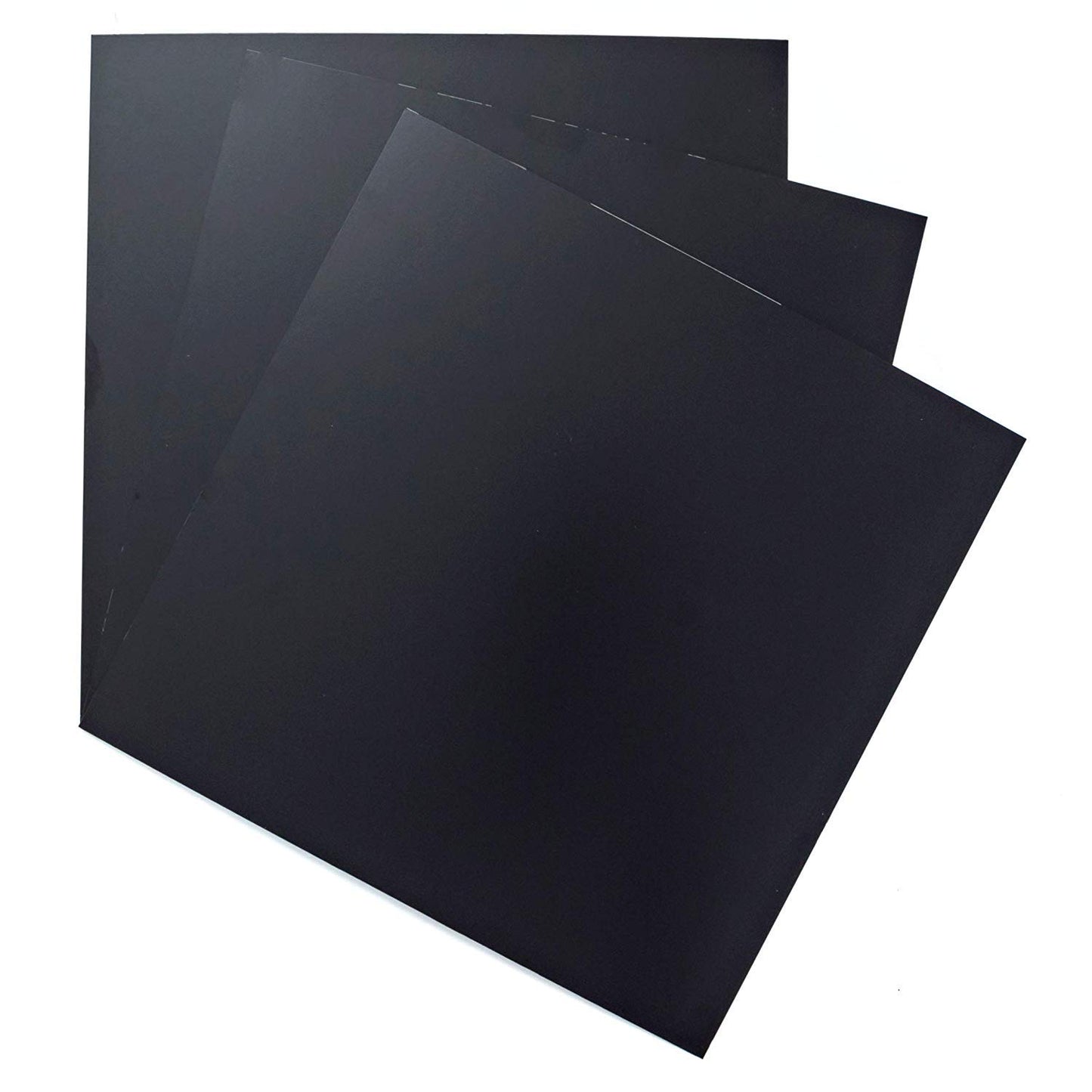 EAGLE 1: 12" x 12" 26 Gauge Sheet Metal Squares (3 Pack Per Order, Multiple Colors) Great for Arts, Crafts, DIY Home or Work Projects (6" X 6", Black)