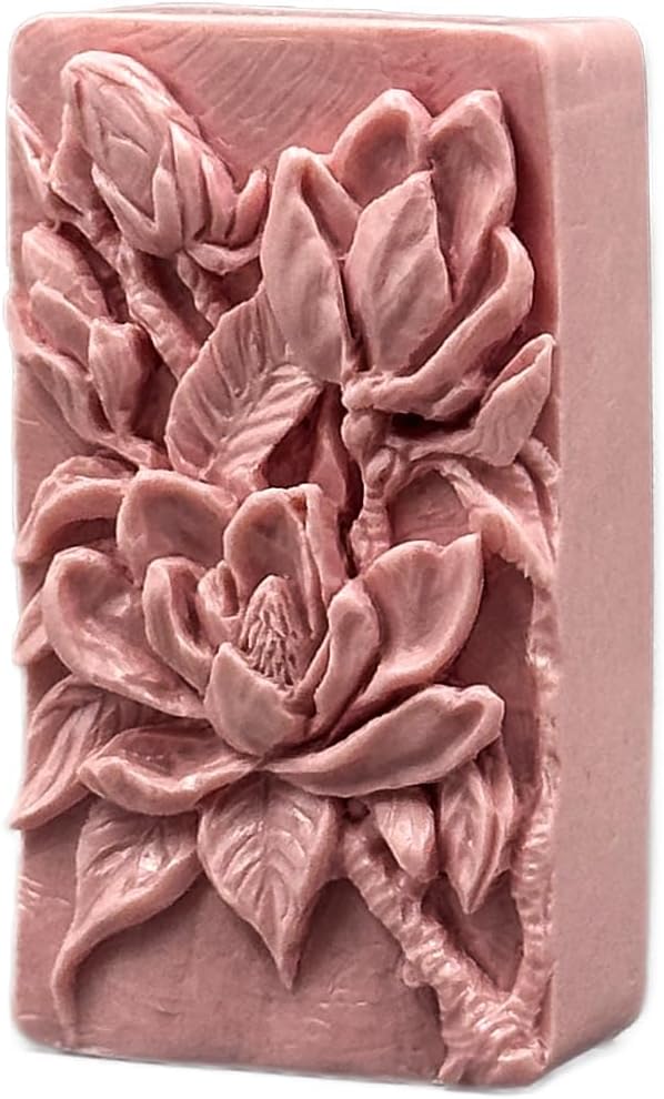 Magnolia Silicone Mold for SOAP Making, Candle, Resin and Other Crafts Flower