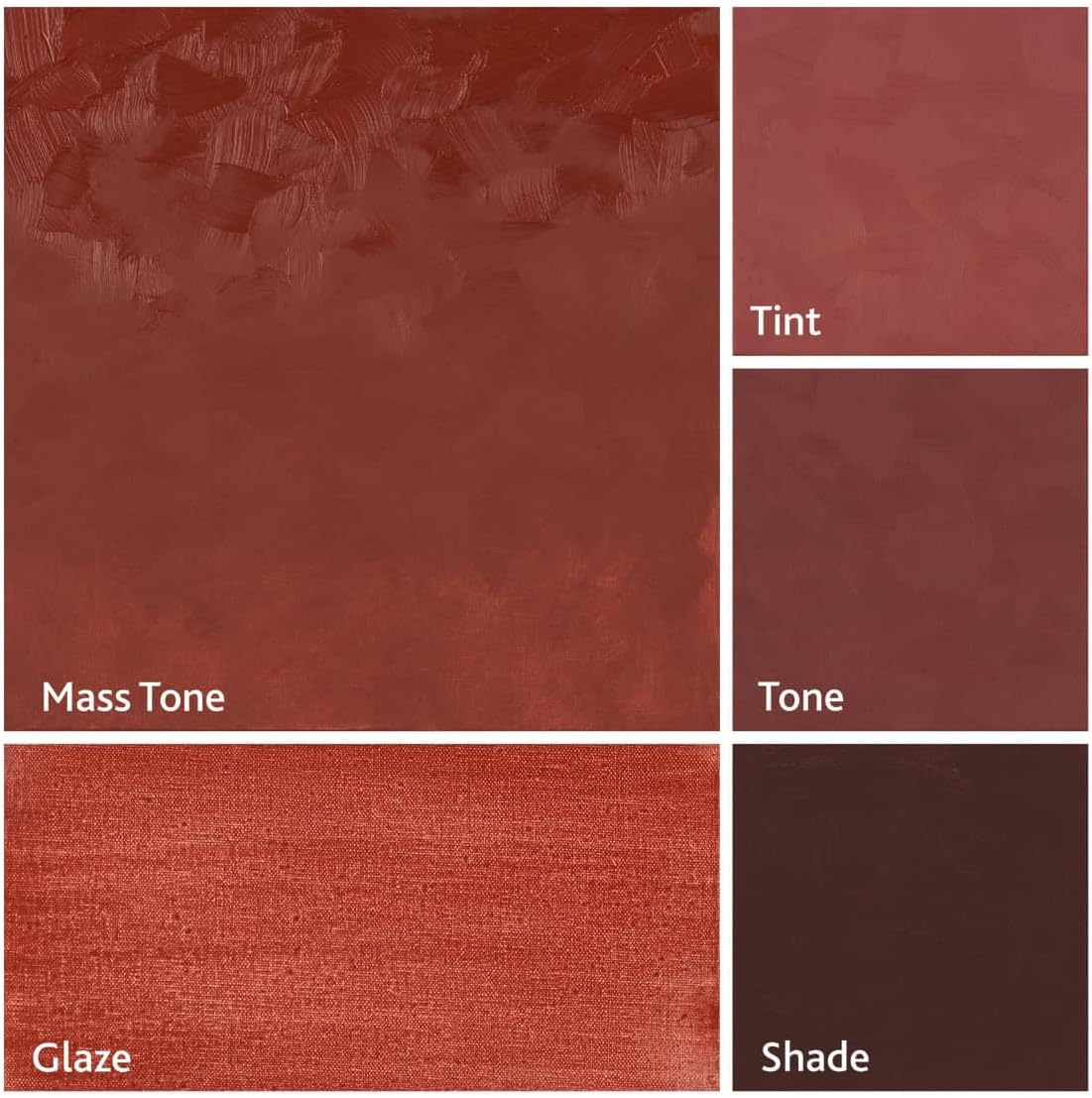 Tusc & Pine Artist Oil Paint - Mars Red, 40 ml, Non-Yellowing, Rich & Creamy Consistency, Maximum Pigment Load, Small Batch Milled Oil Paints Made in the USA for Professional Artists