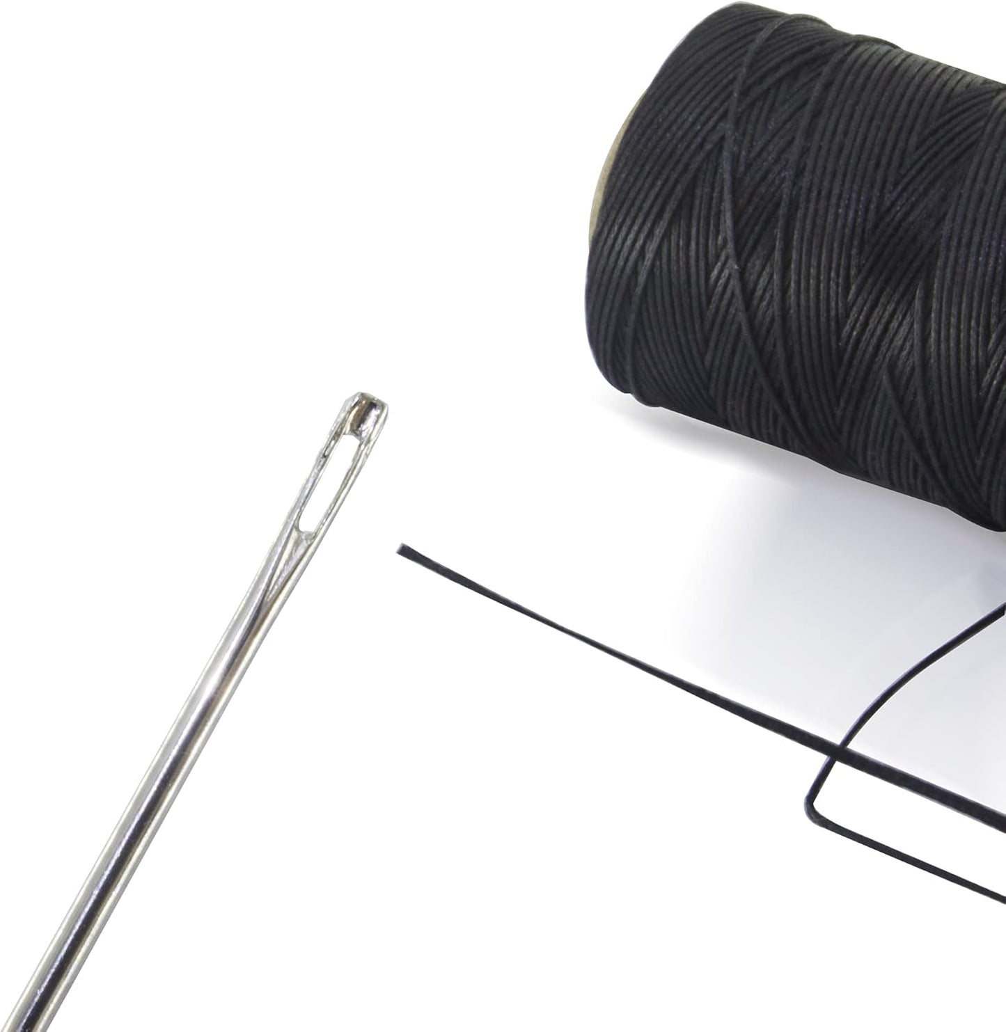 MJMP 4" Professional Upholstery Large Eye Long Needle Easy to Thread,Used for Furniture Weaving Leather Hand Sewing. (4")
