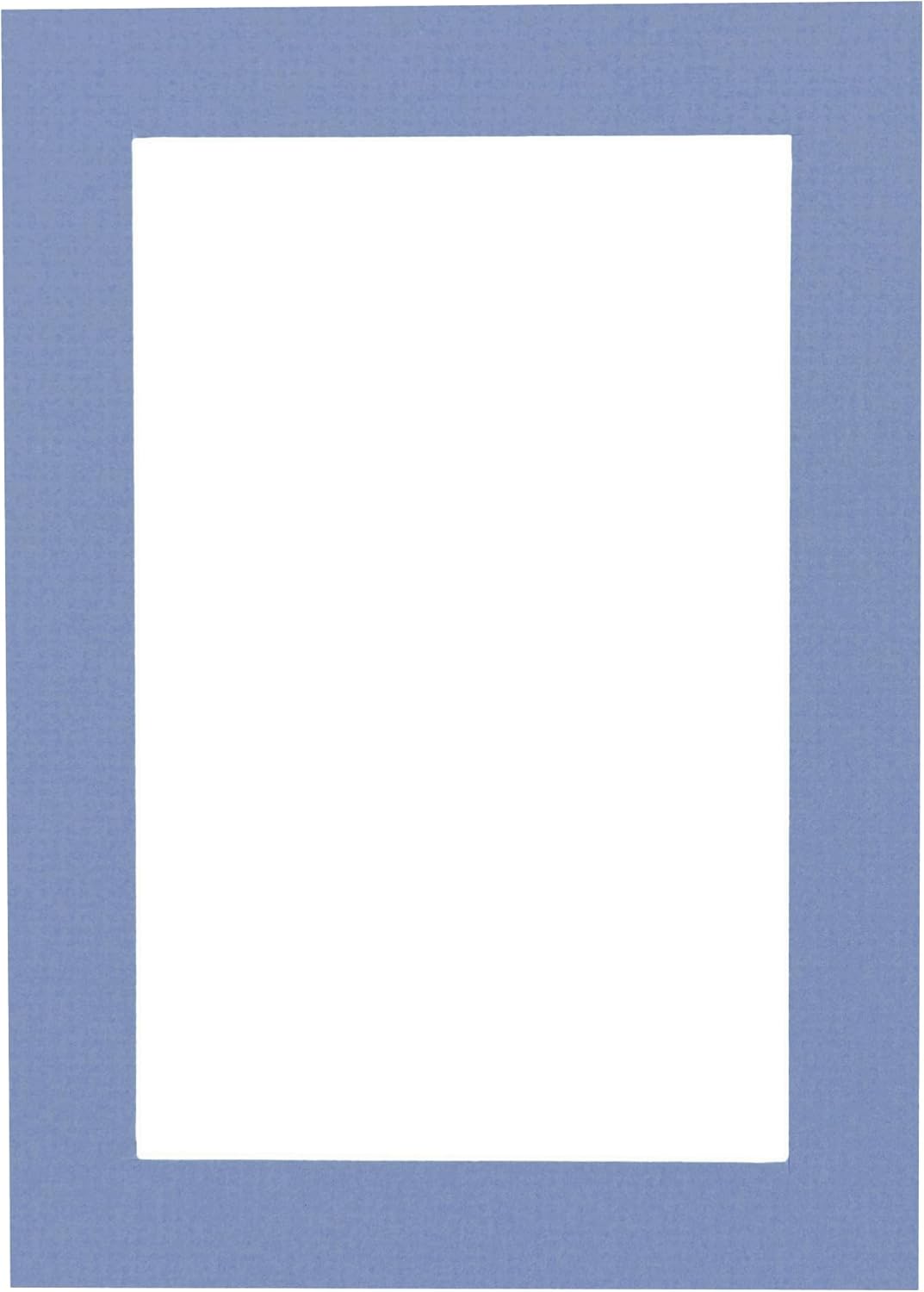 Pack of 25 Acid Free 11x14 Mats Bevel Cut for 8.5x11 Photos - Brittany Blue Precut Matboards for Pictures, Photos, Framing - 4-ply Thickness